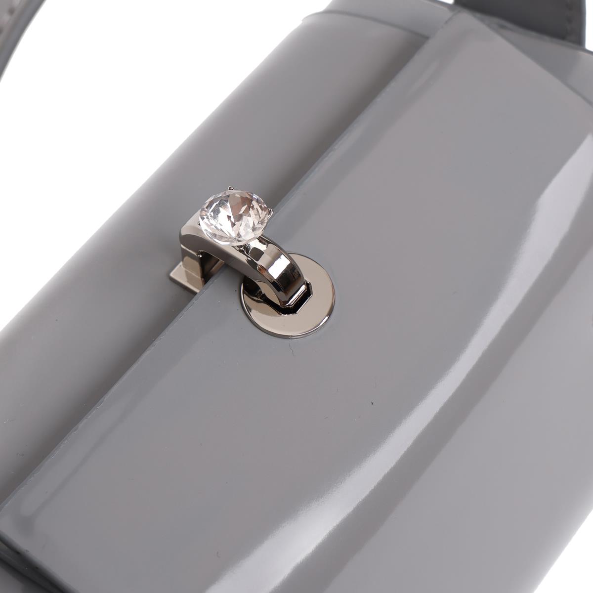 Matmazel Sadr Gri Kadın El ve Omuz Çantası