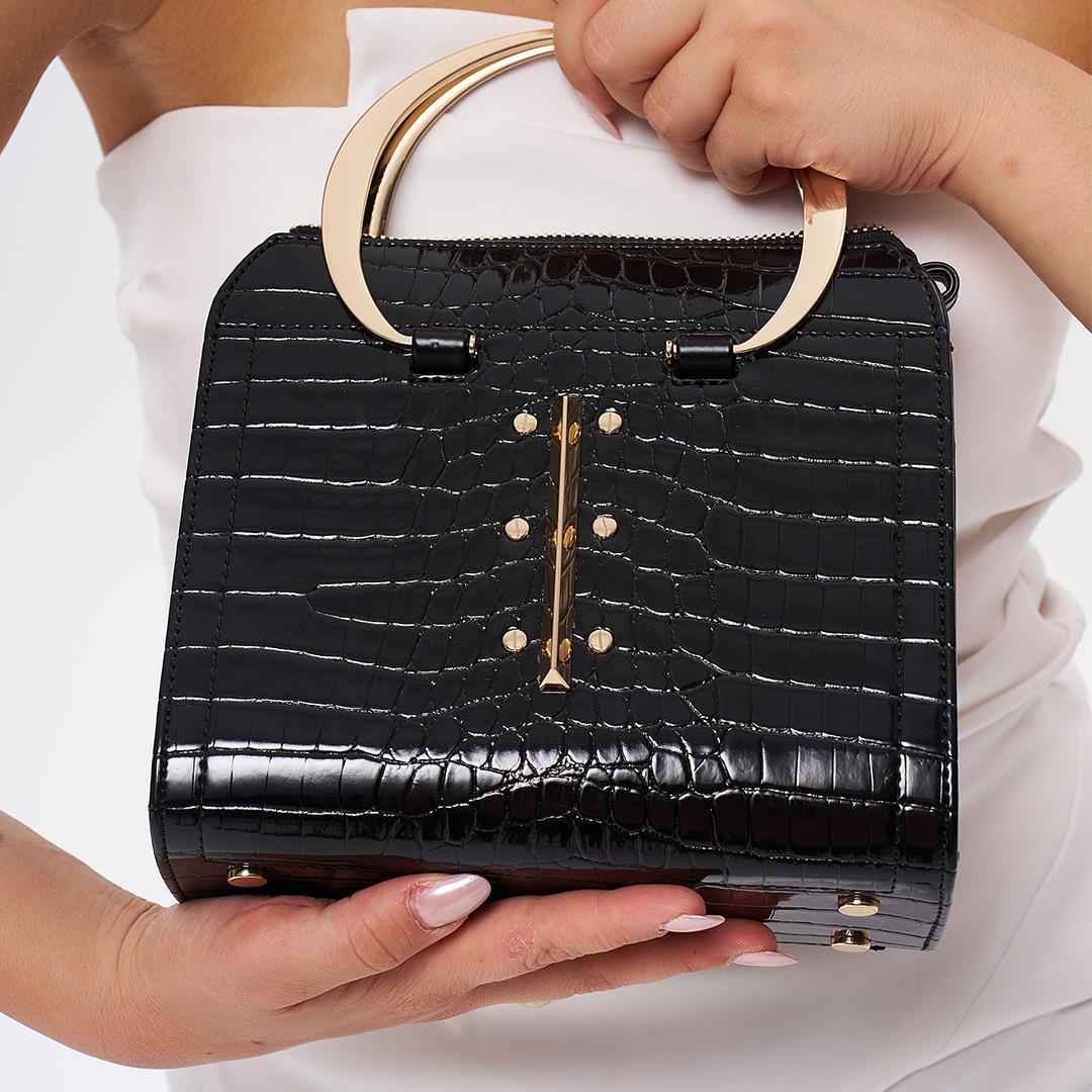 Matmazel Scheat Siyah Kadın El ve Omuz Çantası