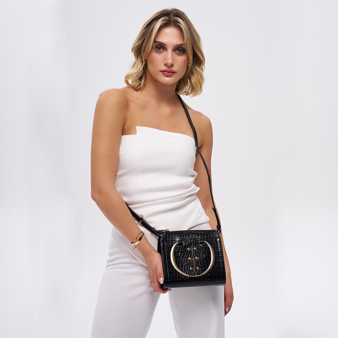 Matmazel Scheat Siyah Kadın El ve Omuz Çantası