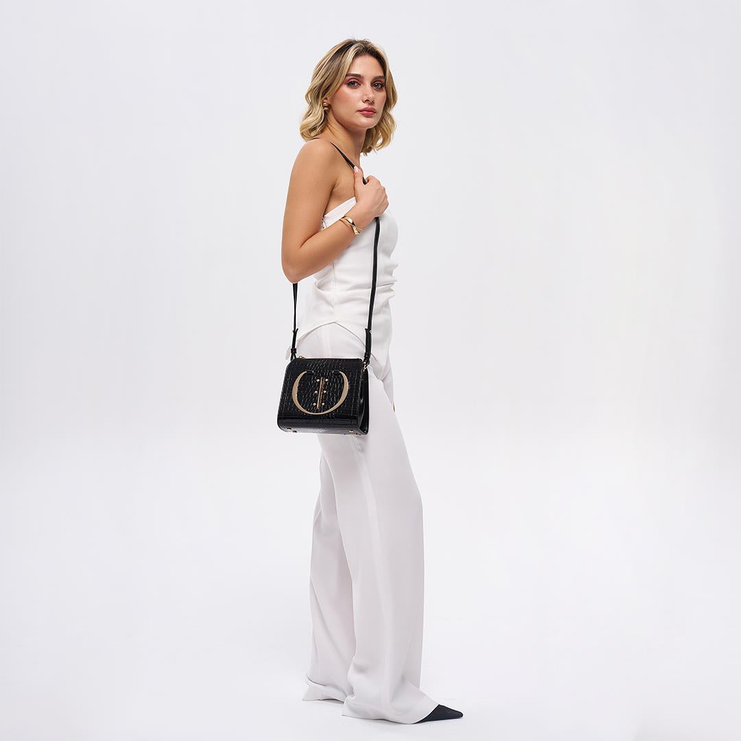 Matmazel Scheat Siyah Kadın El ve Omuz Çantası