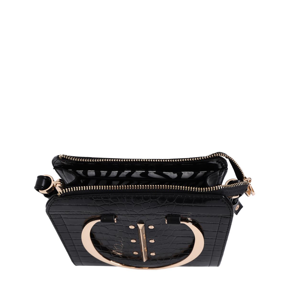 Matmazel Scheat Siyah Kadın El ve Omuz Çantası