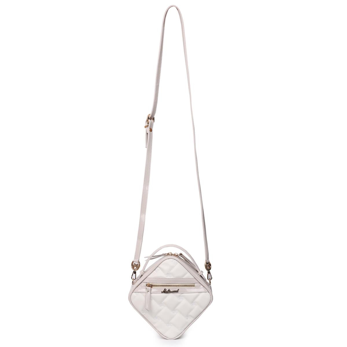 Matmazel Vanika Beyaz Kadın El ve Omuz Çantası
