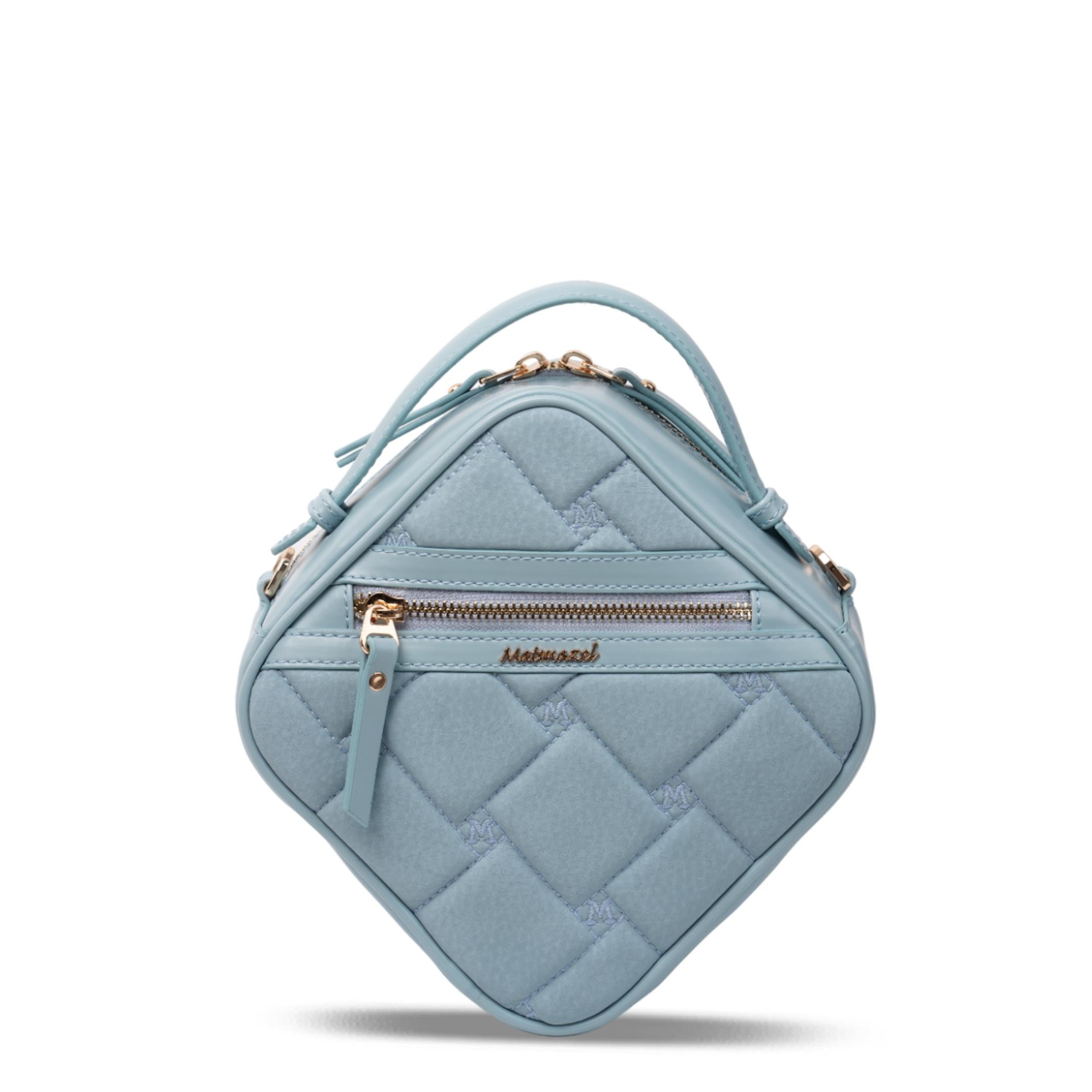 Matmazel Vanika Açık Mavi El ve Omuz Kadın Çantası Mavi