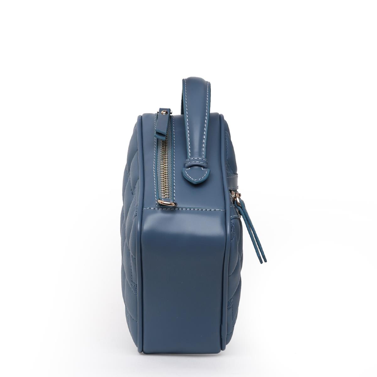 Matmazel Vanika Mavi El ve Omuz Kadın Çantası