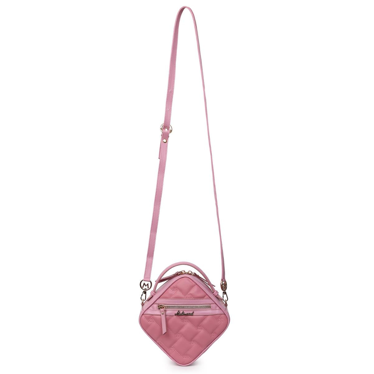 Matmazel Vanika Pembe Kadın El ve Omuz Çantası