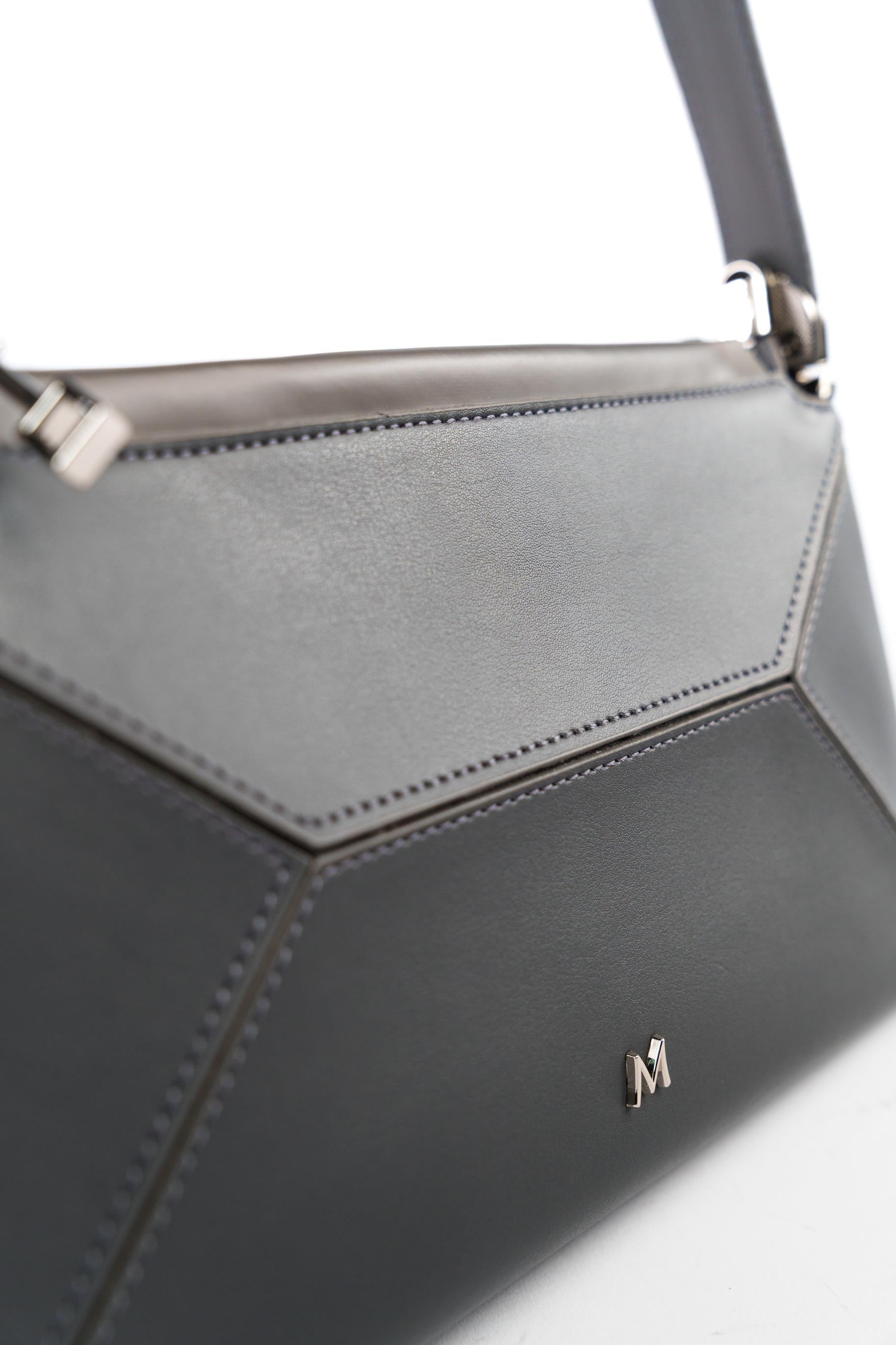 Matmazel Velora Gri Kadın El ve Omuz Çantası