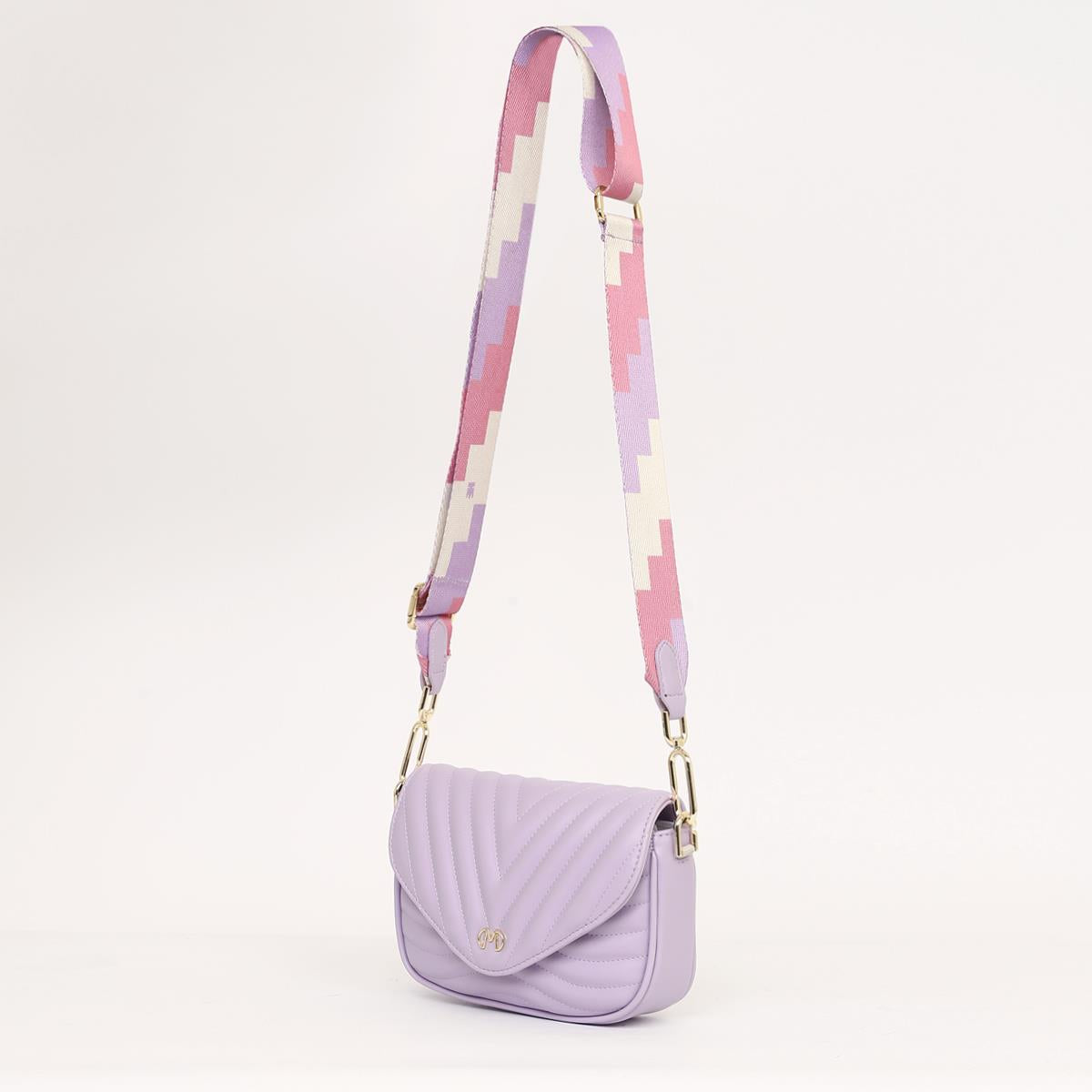 Matmazel Wilda Lila Omuz Çantası
