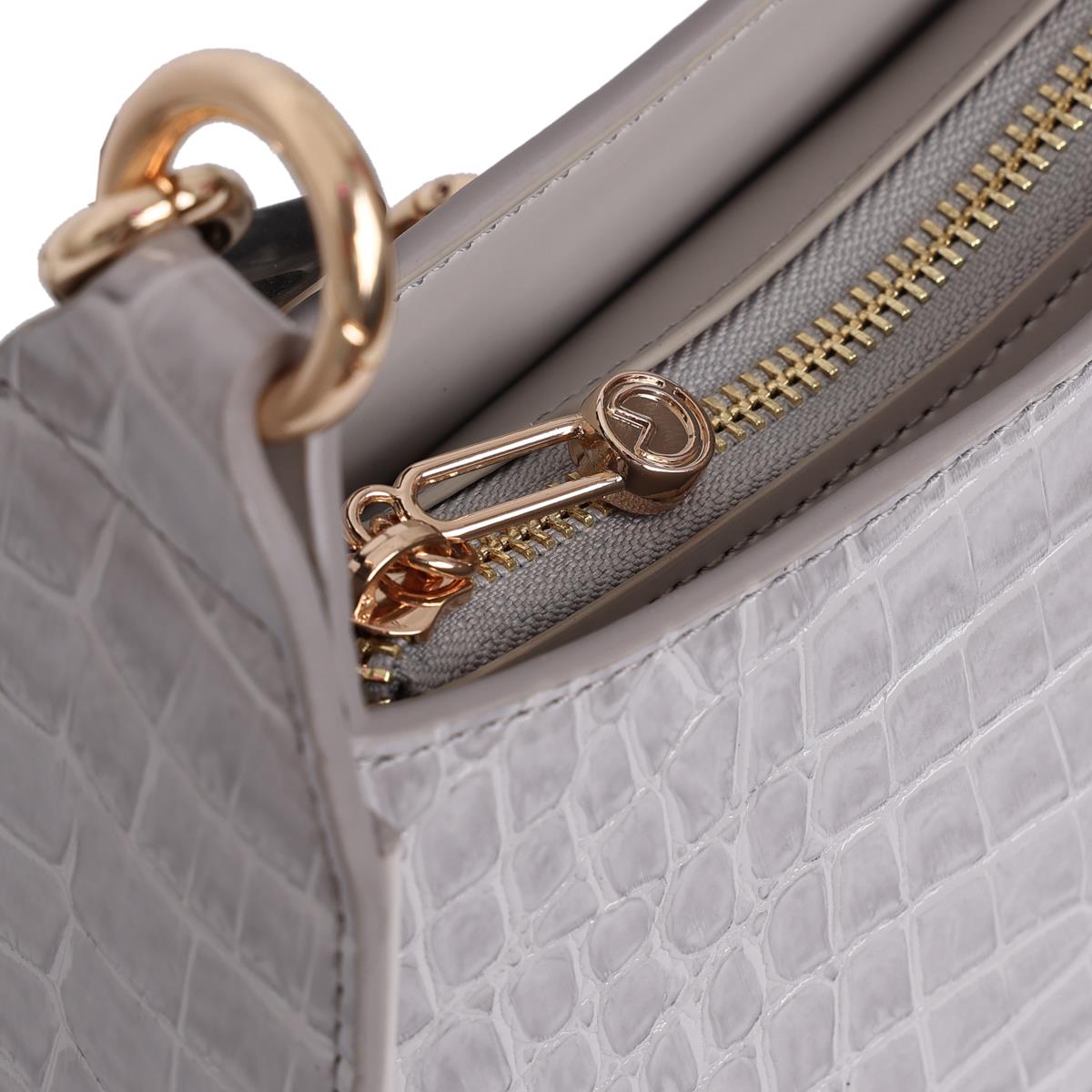 Matmazel Yildun Gri Kadın Omuz Çantası