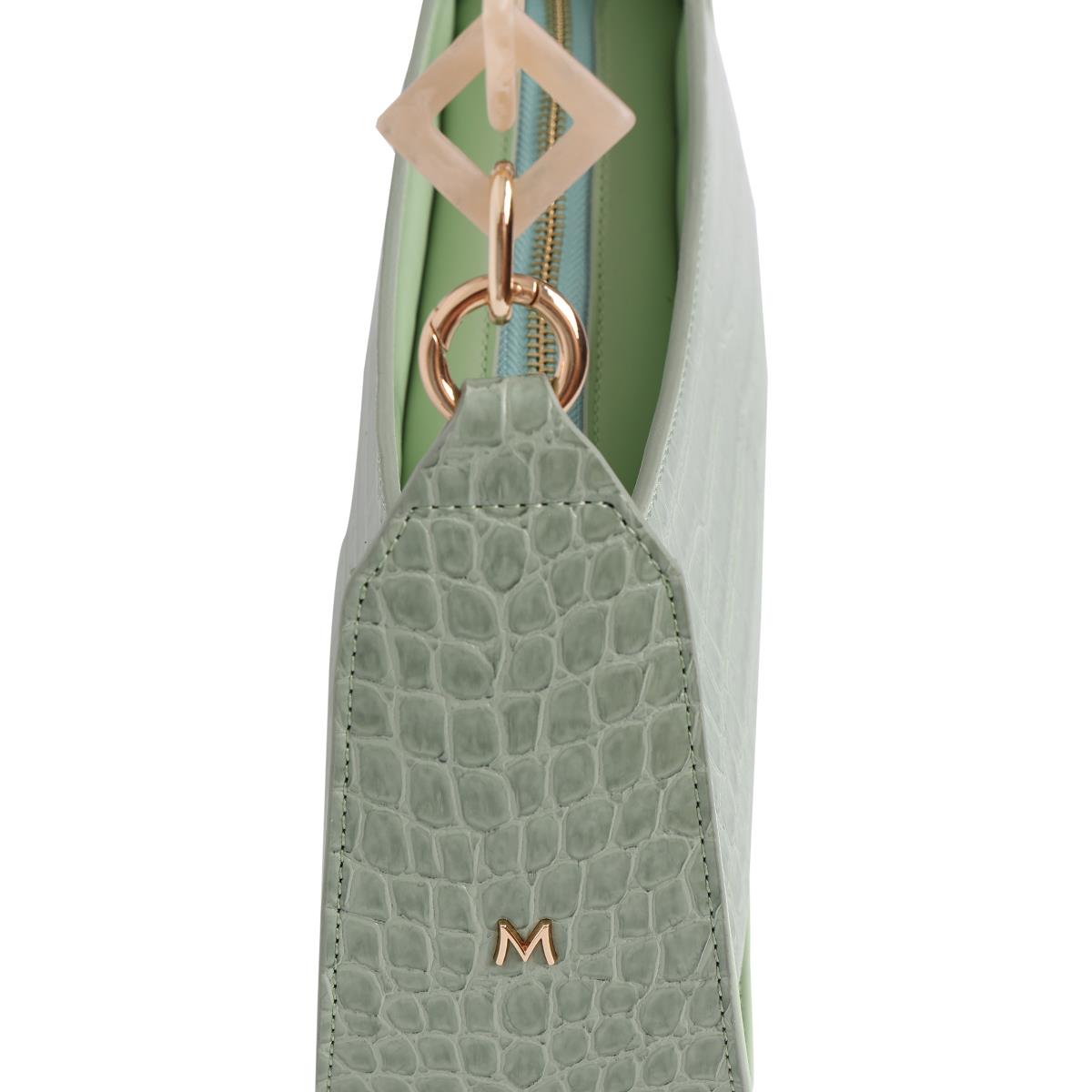 Matmazel Yildun Yeşil Kadın Omuz Çantası