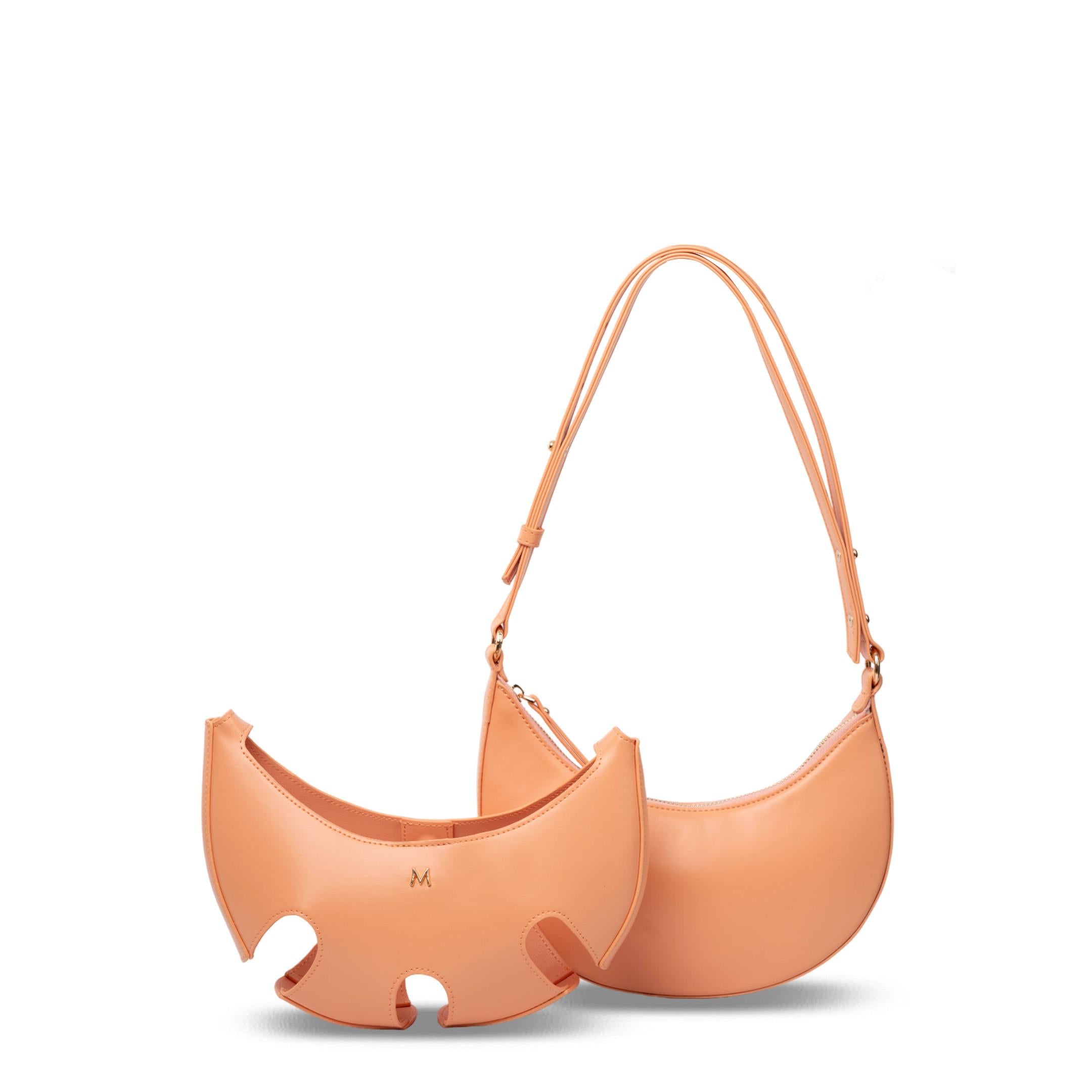 Matmazel Zelena Somon Omuz Kadın Çantası