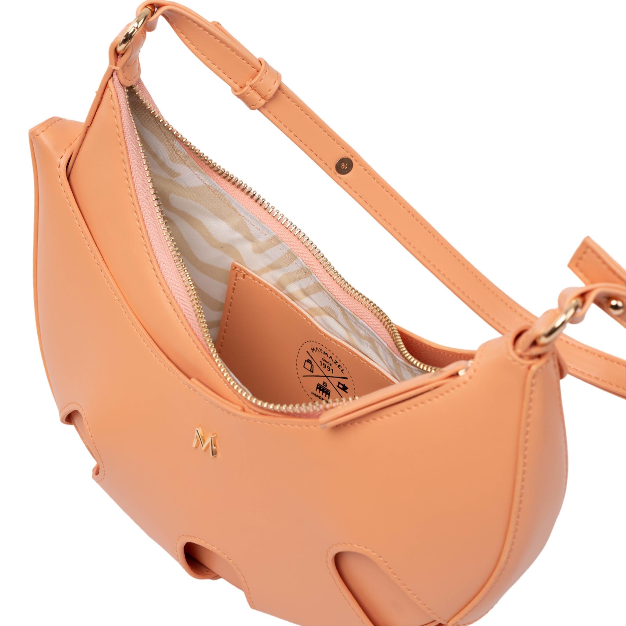 Matmazel Zelena Somon Omuz Kadın Çantası