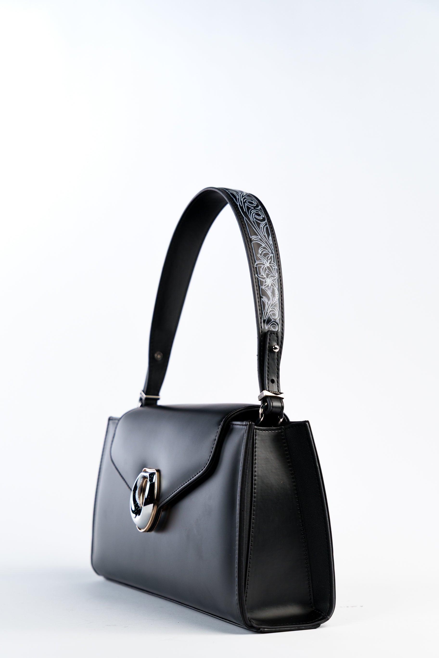 Matmazel Gacrux Siyah Kadın El ve Omuz Çantası