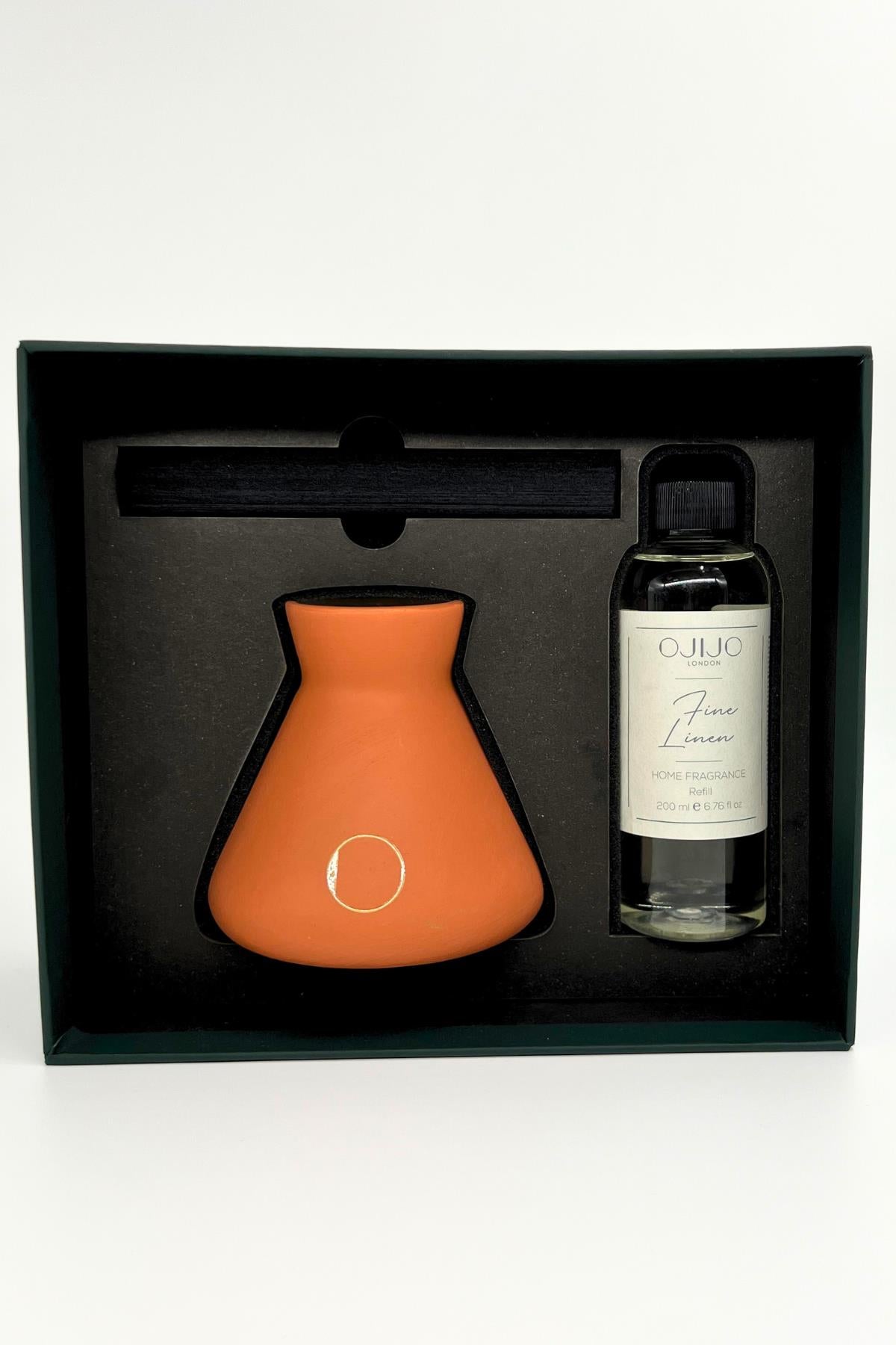 Fine Linen Terracota Çubuklu Oda Kokusu Seti 200 Ml.