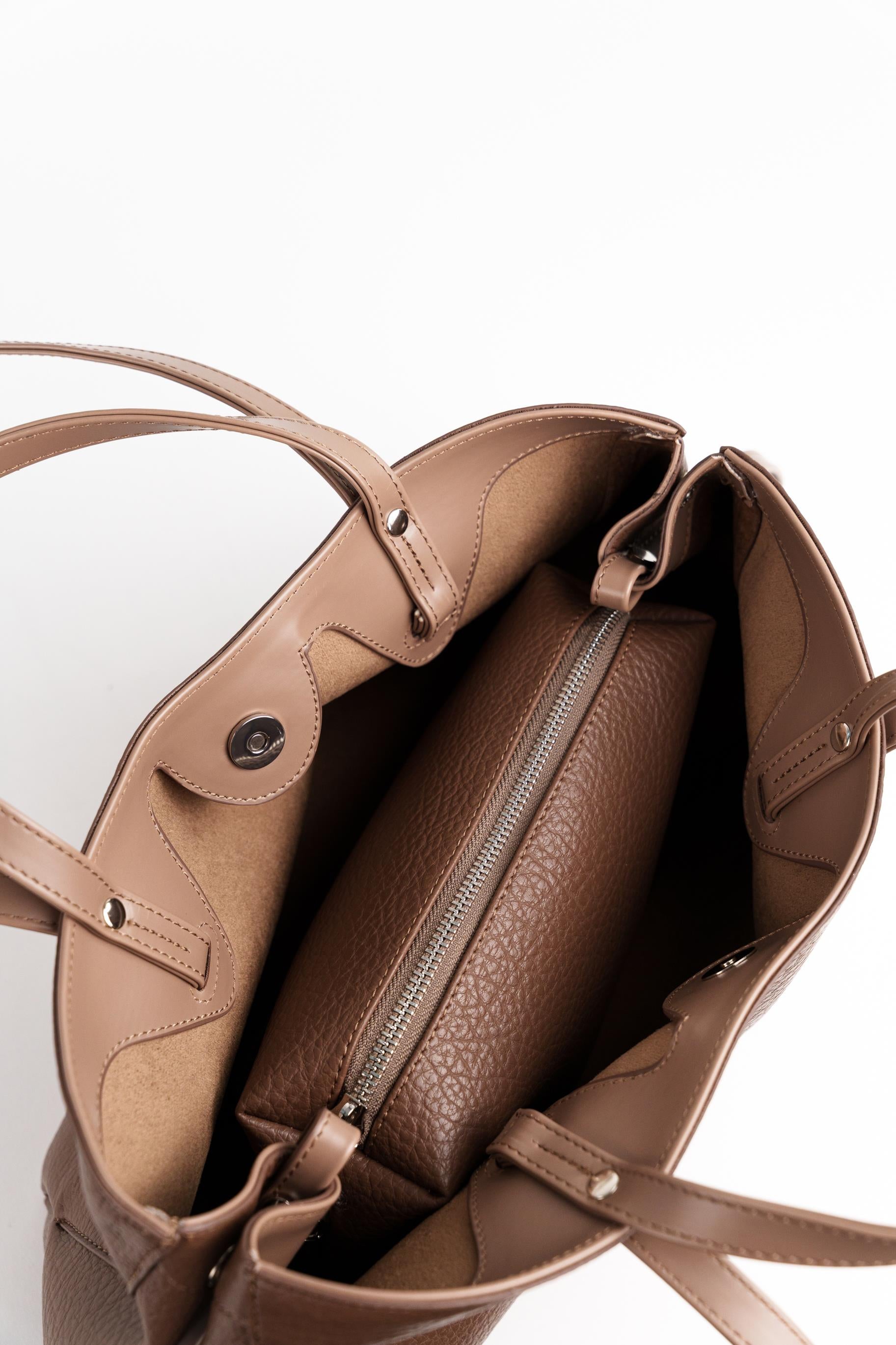 Matmazel Calena Vizon Kadın El ve Omuz Çantası