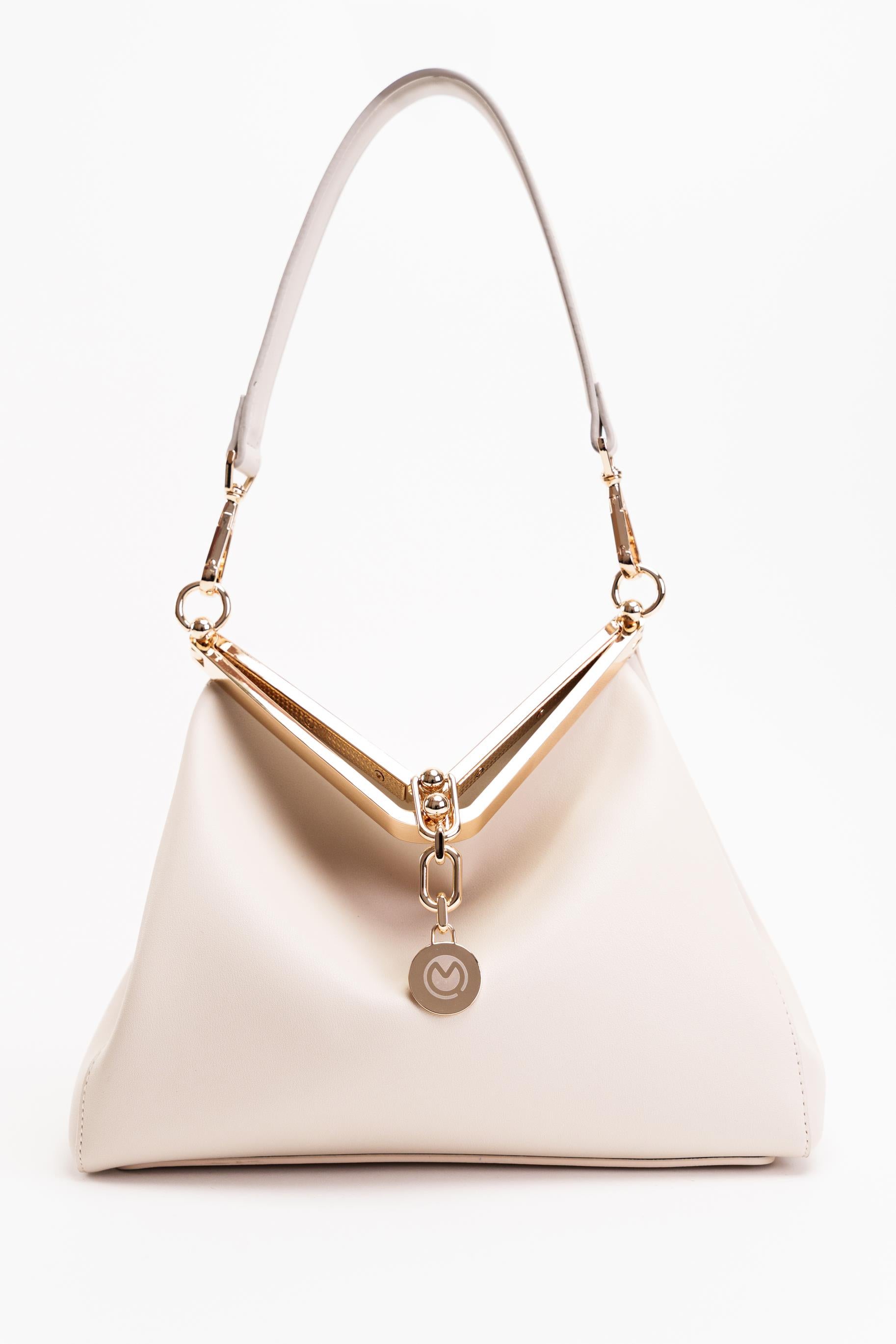 Matmazel Calina Bej Kadın Omuz Çantası Bej