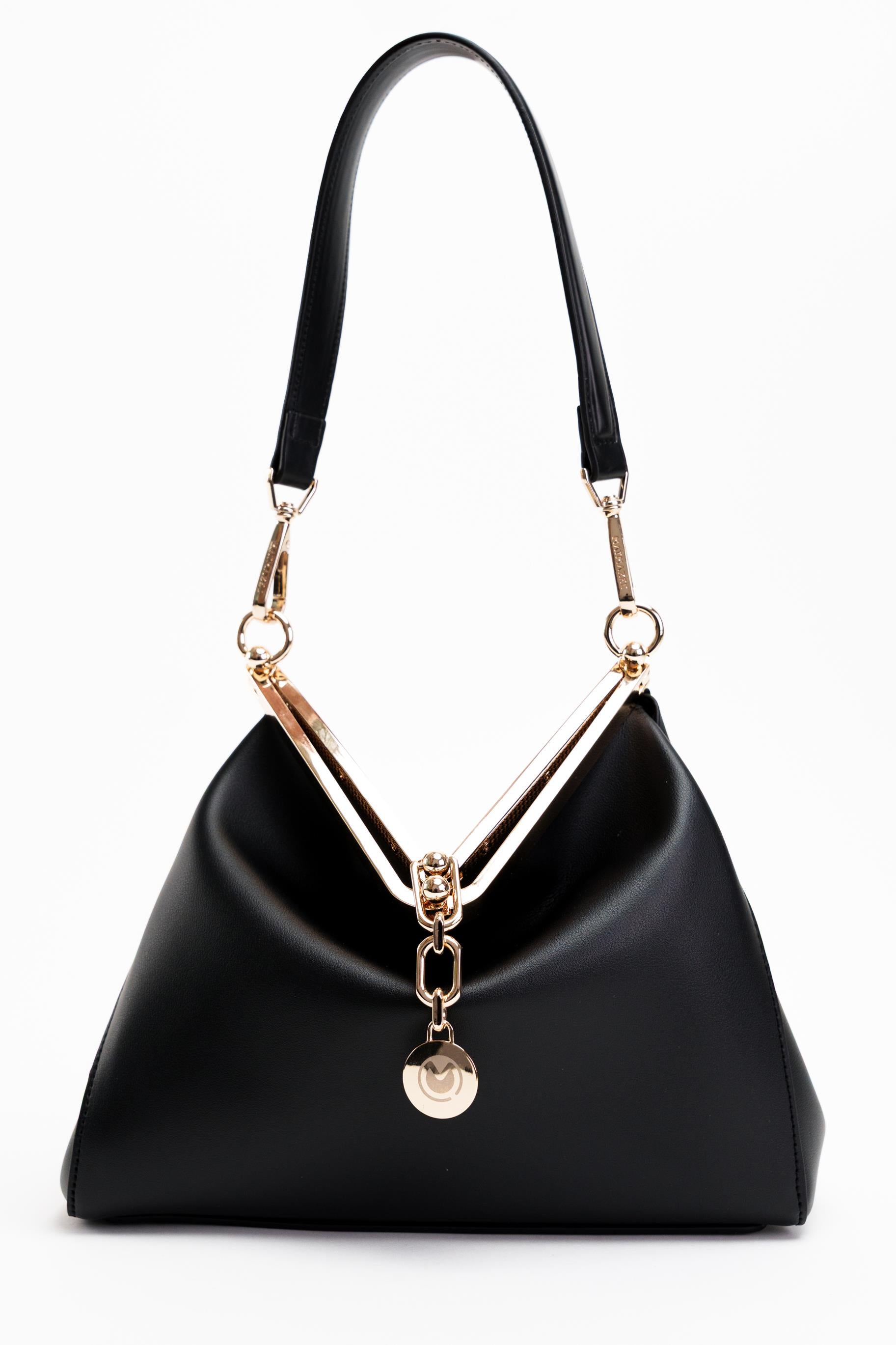 Matmazel Calina Siyah Kadın Omuz Çantası