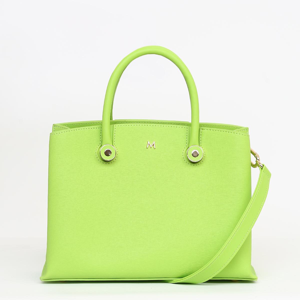 Matmazel Cara Yeşil El ve Omuz Çantas