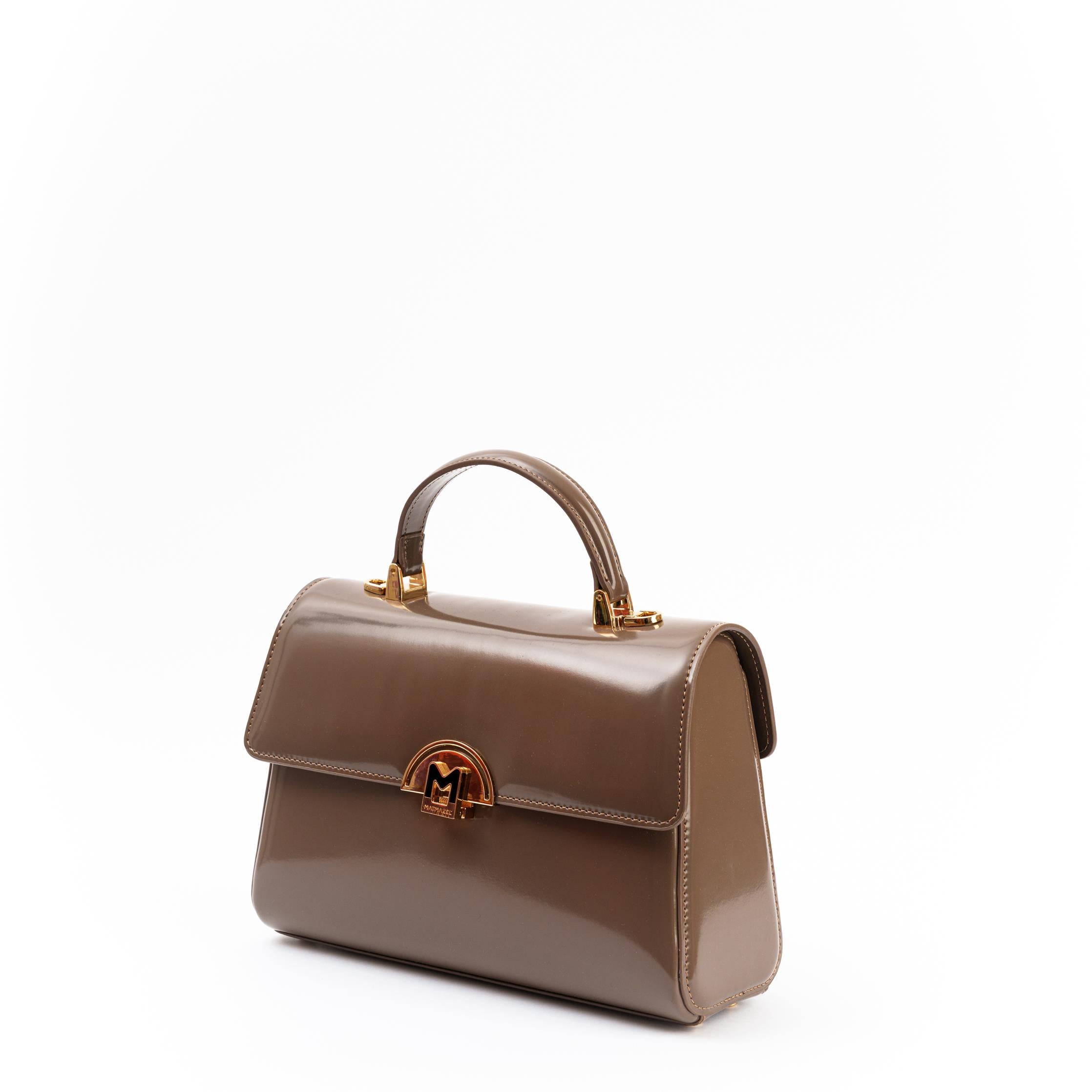 Matmazel Dezy Koyu Kahve Kadın El ve Omuz Çantası
