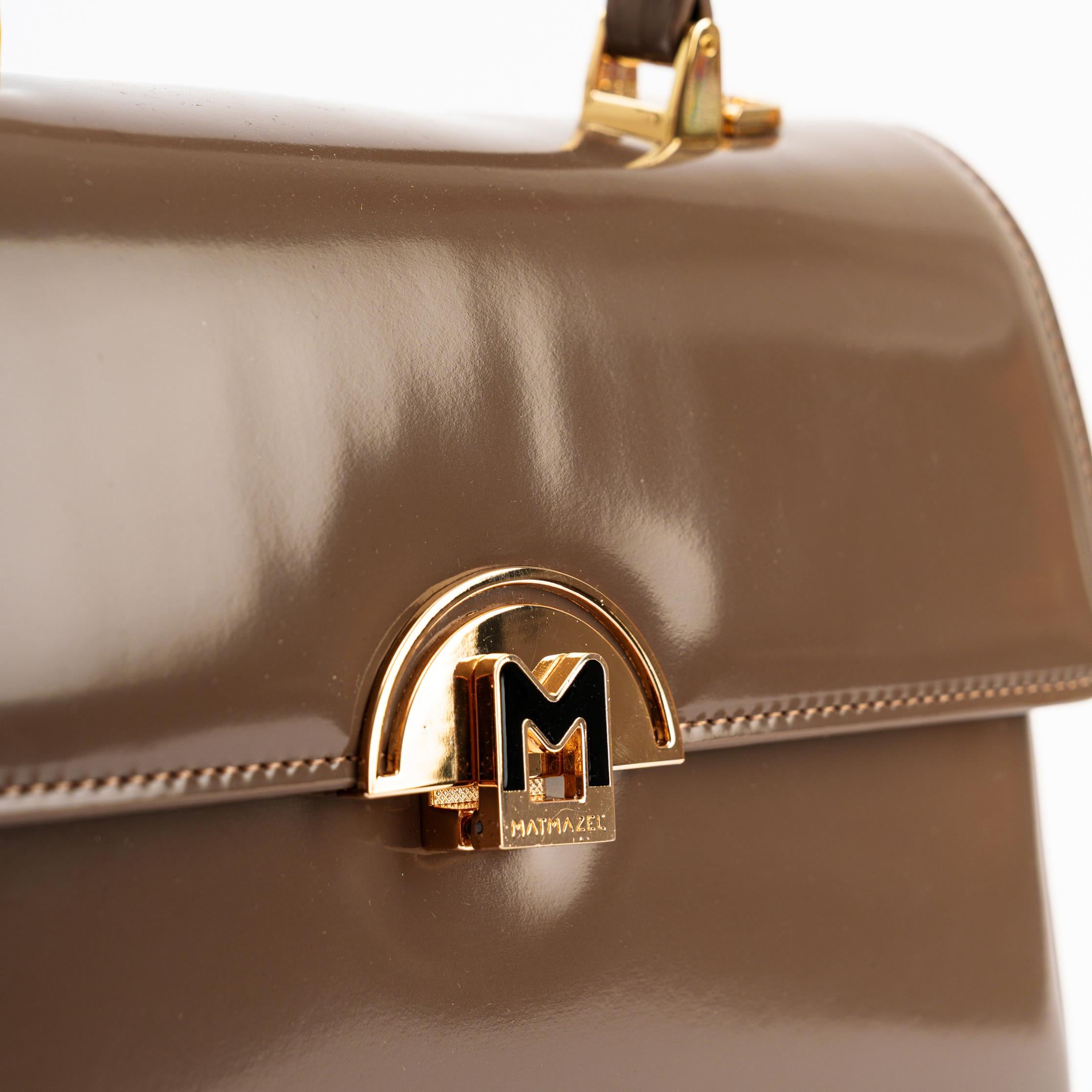 Matmazel Dezy Koyu Kahve Kadın El ve Omuz Çantası