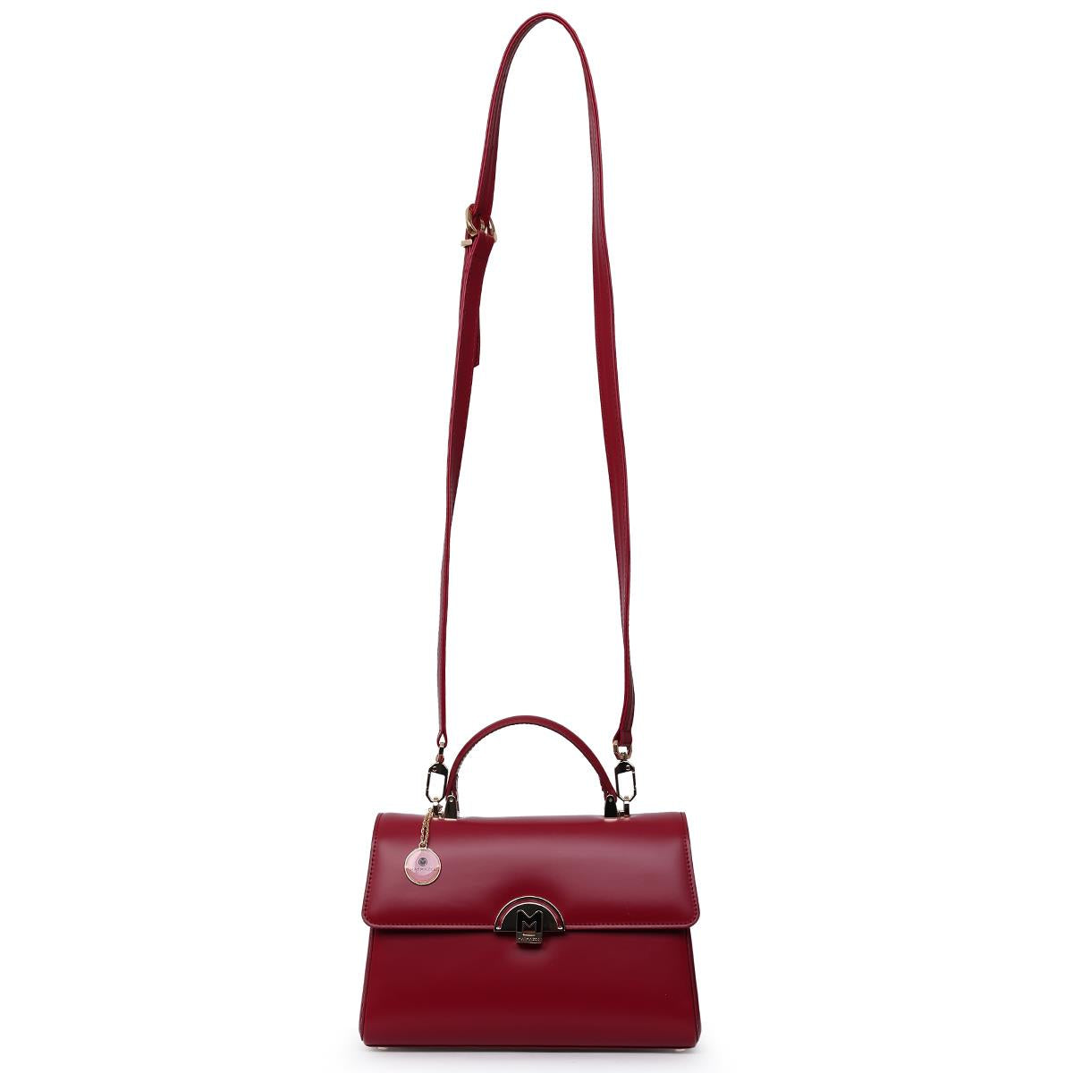 Matmazel Dezy Vişne Kadın El ve Omuz Çantası