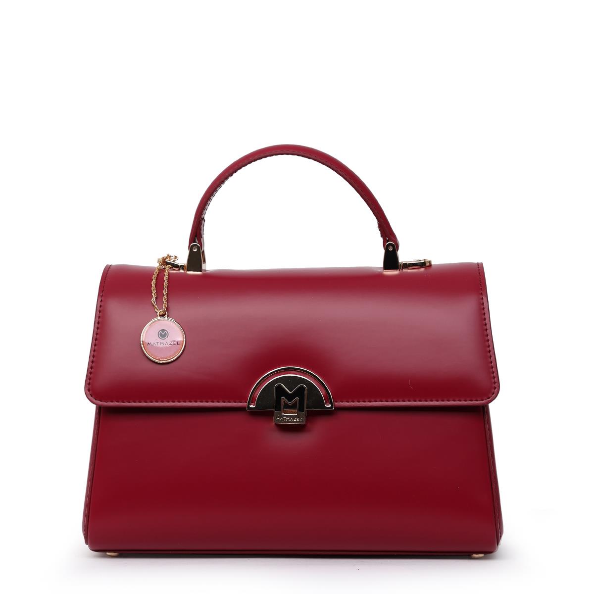 Matmazel Dezy Vişne Kadın El ve Omuz Çantası Vişne