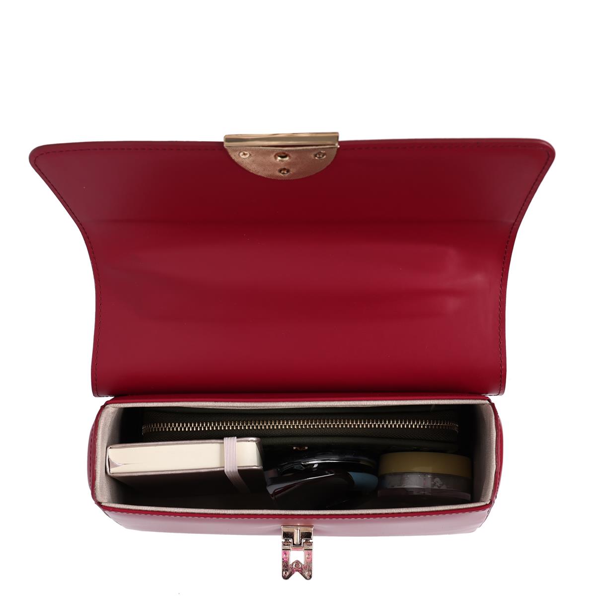 Matmazel Dezy Vişne Kadın El ve Omuz Çantası