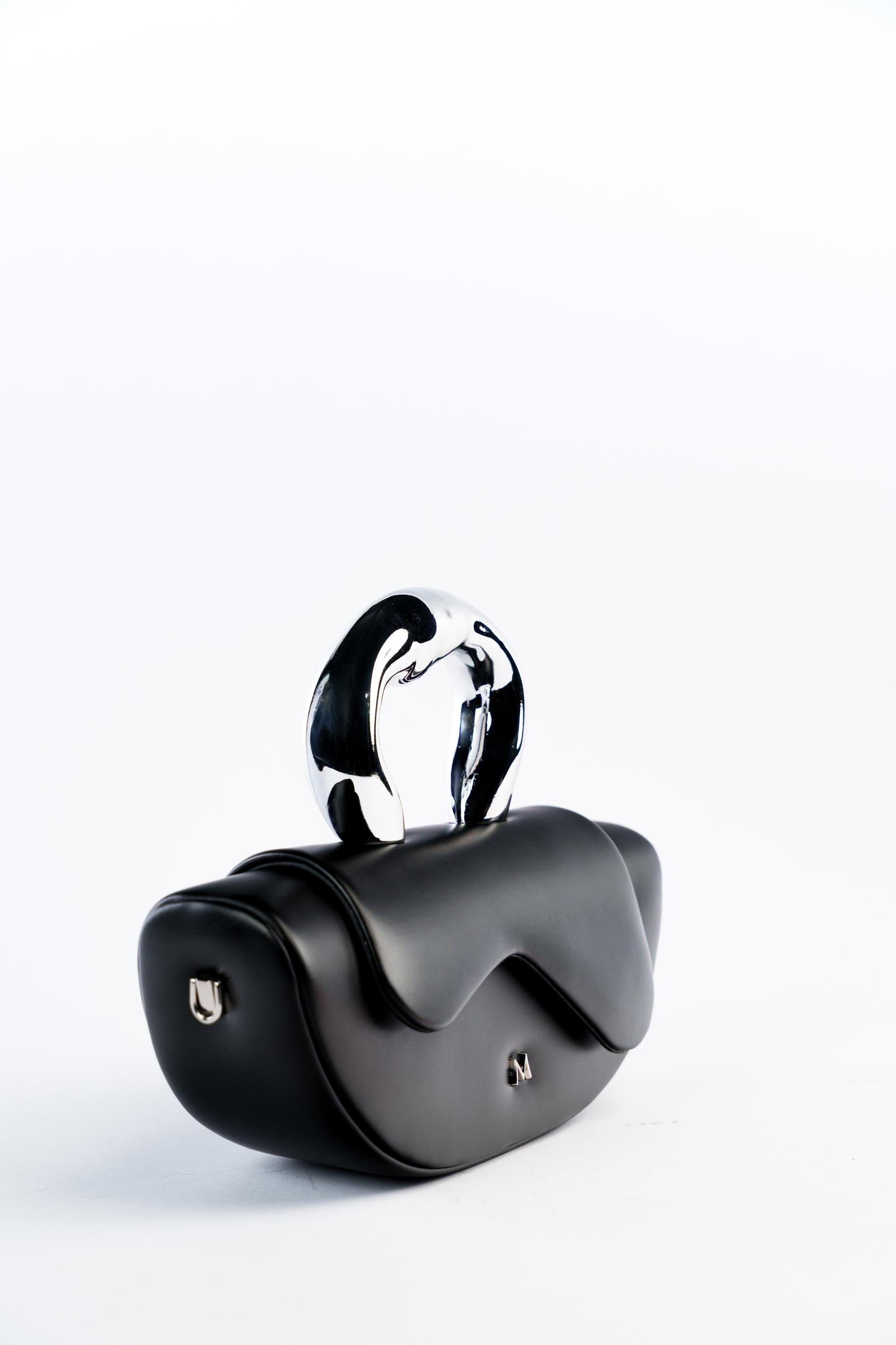 Matmazel Elara Siyah Kadın El ve Omuz Çantası