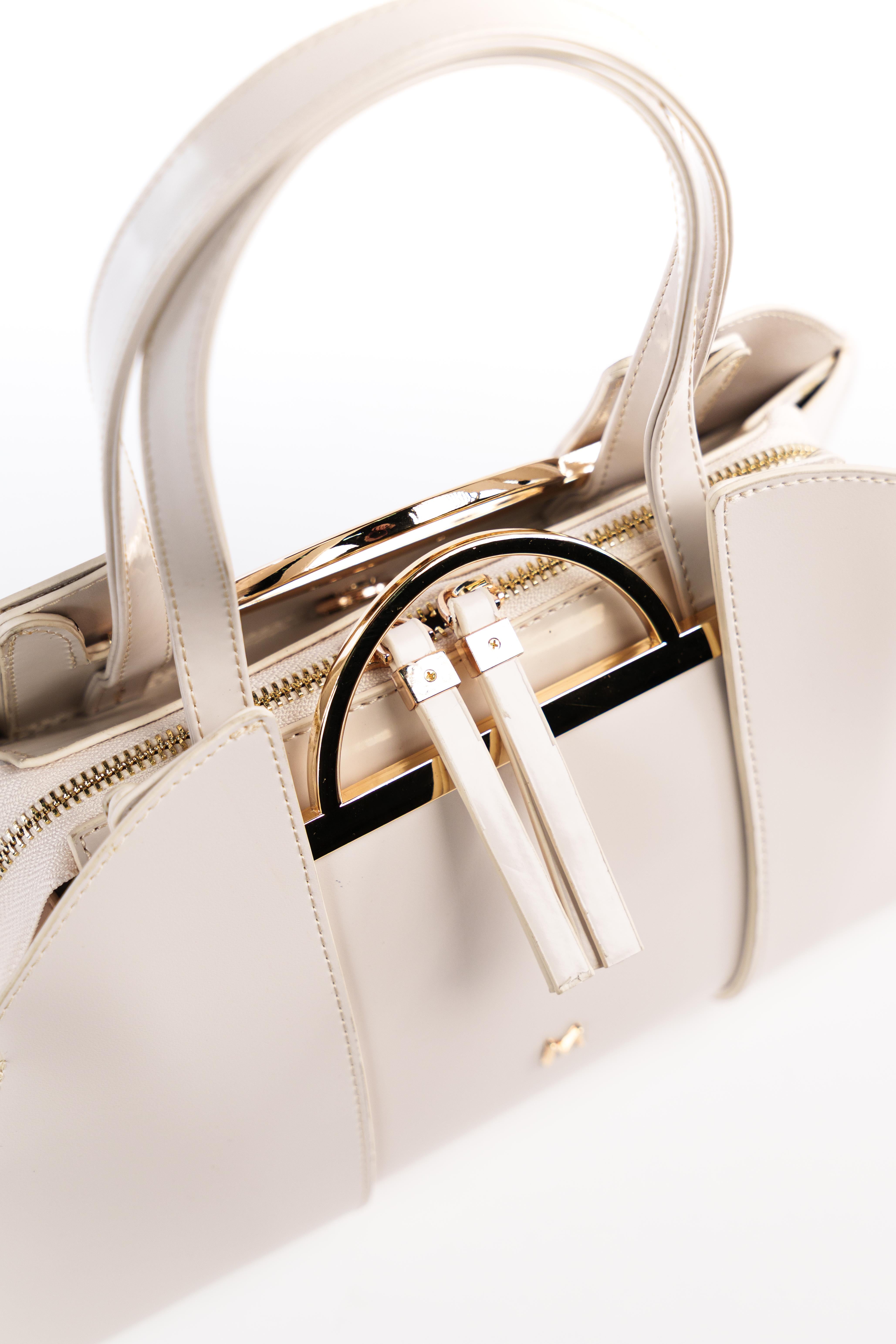 Matmazel Evora Beyaz Kadın El ve Omuz Çantası