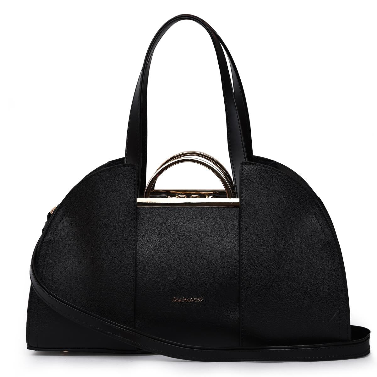 Matmazel Evora Siyah Kadın El ve Omuz Çantası Siyah