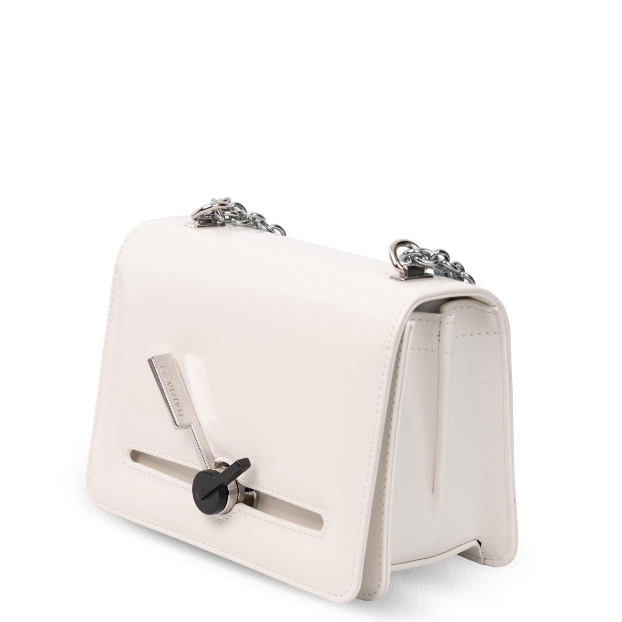 Matmazel Gutta Beyaz Omuz Kadın Çantası