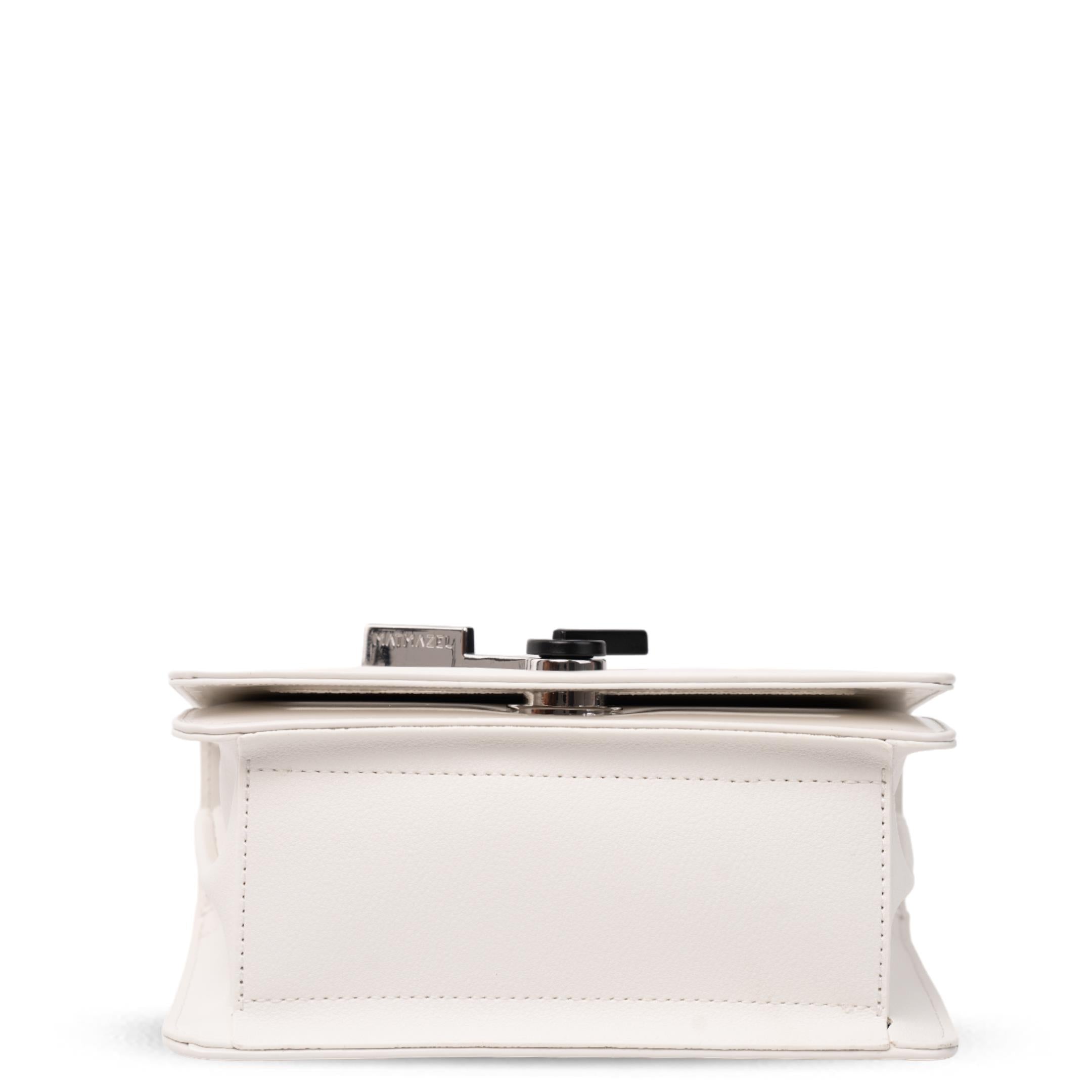 Matmazel Gutta Beyaz Omuz Kadın Çantası