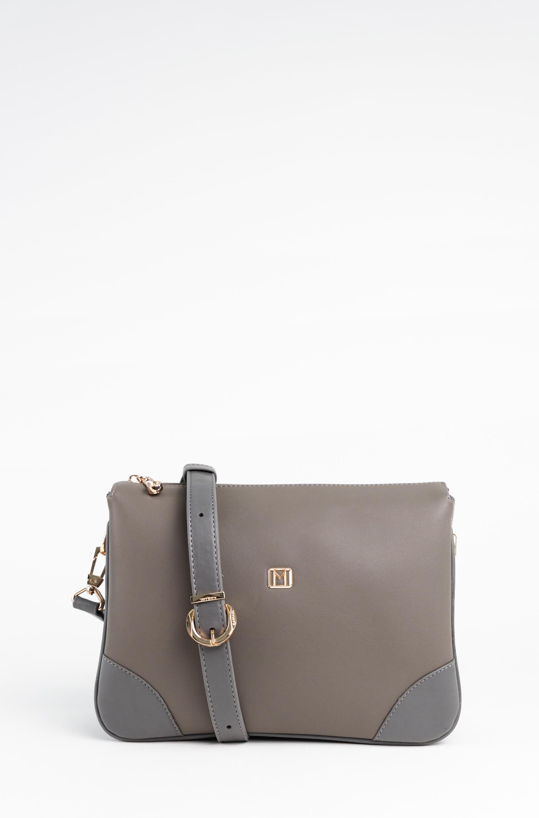 Matmazel Leticia Gri Kadın Omuz Çantası