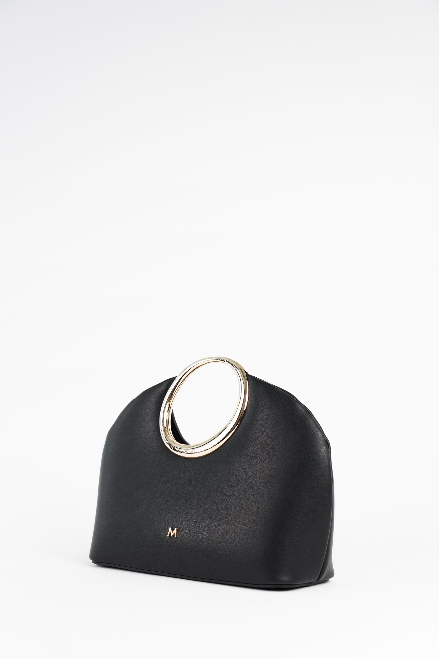 Matmazel Lunara Siyah Kadın El ve Omuz Çantası