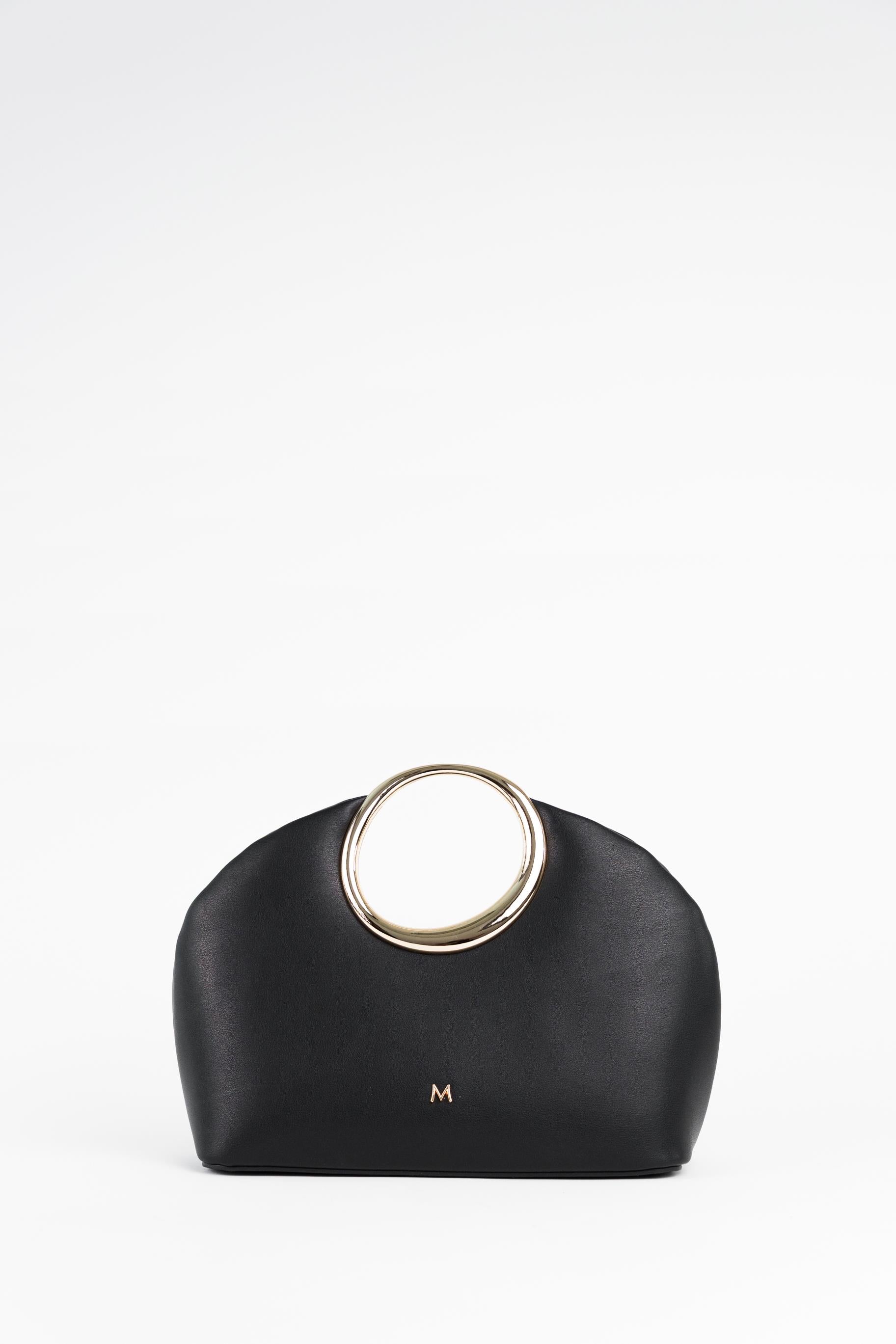 Matmazel Lunara Siyah Kadın El ve Omuz Çantası