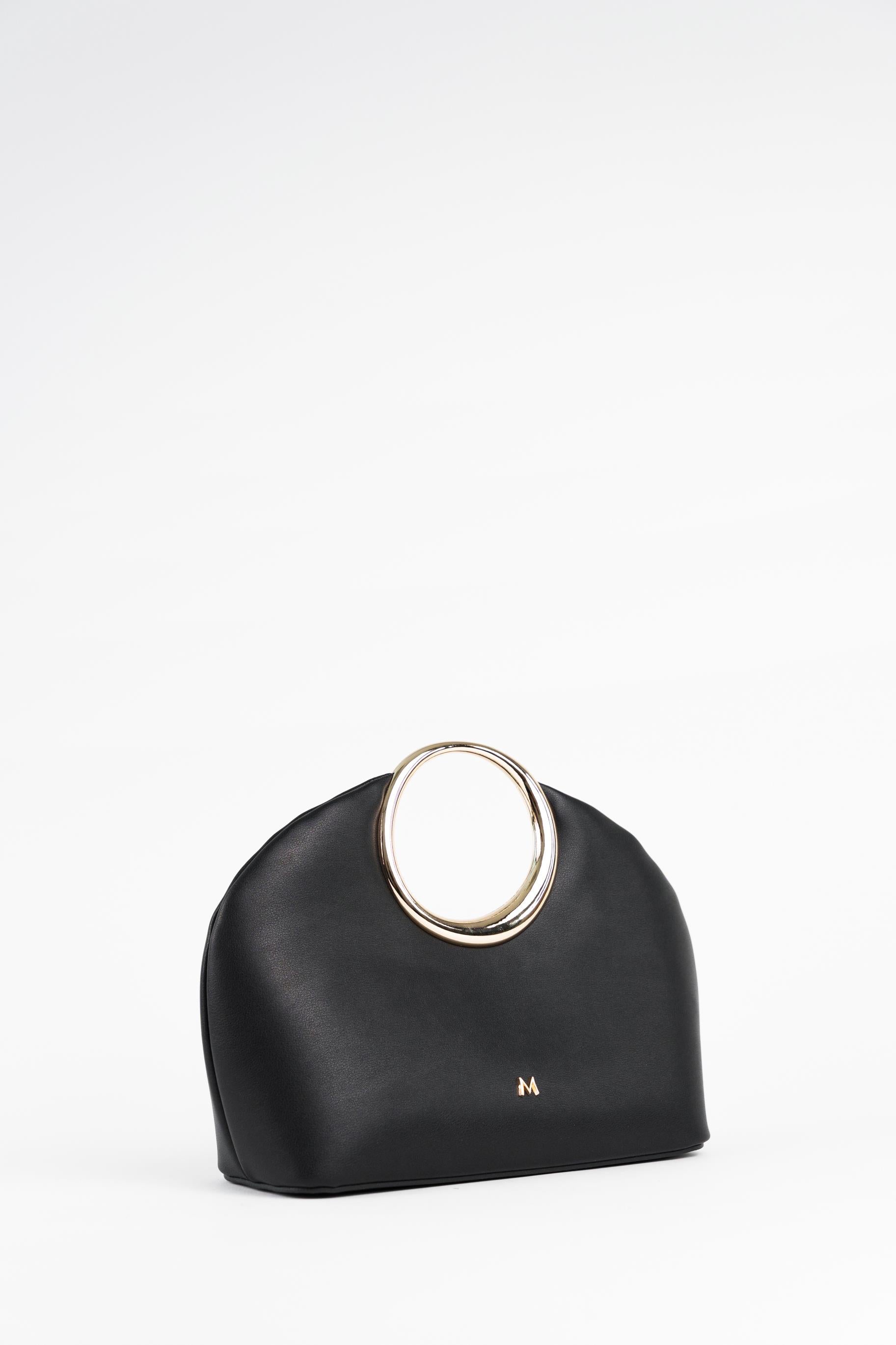 Matmazel Lunara Siyah Kadın El ve Omuz Çantası