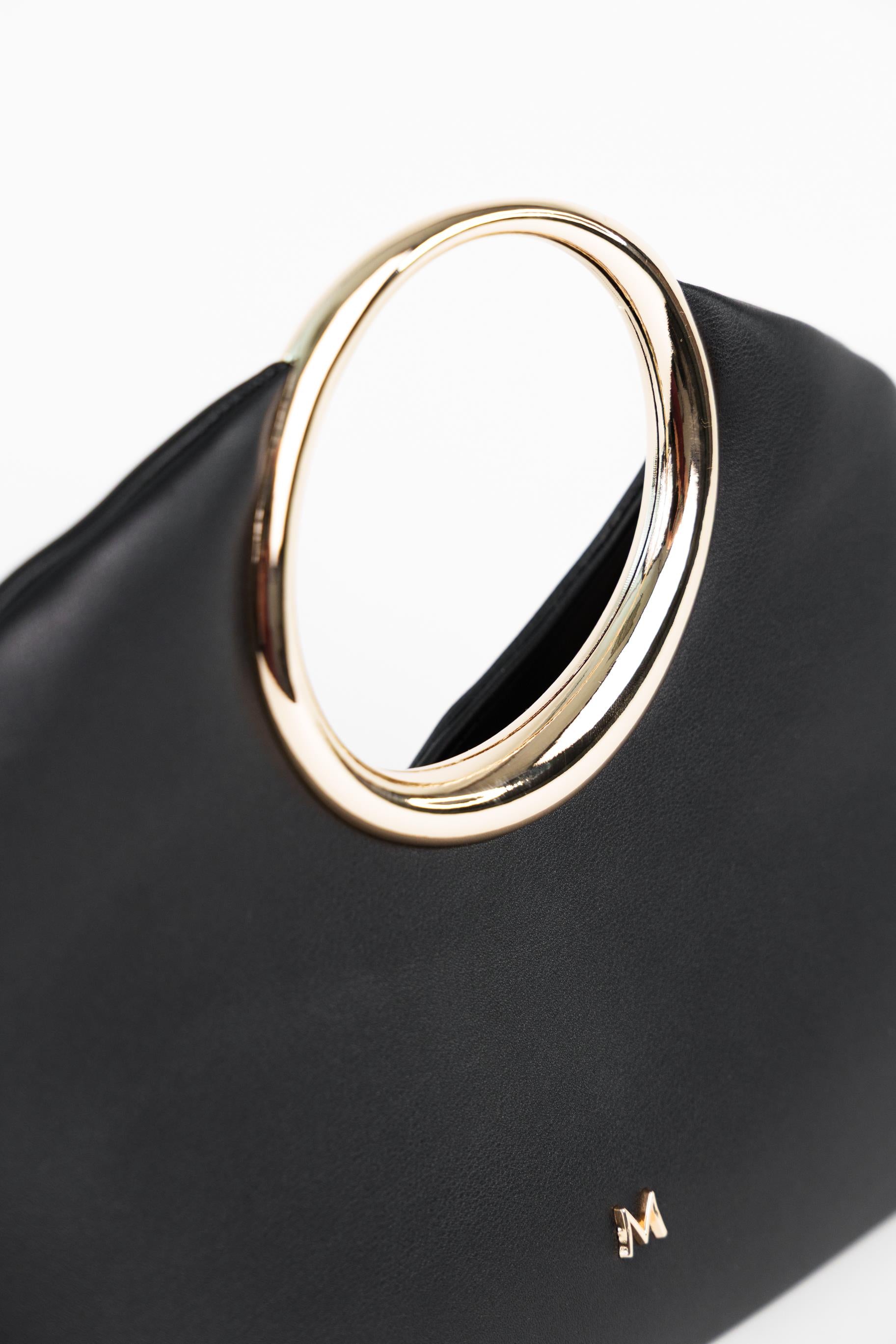 Matmazel Lunara Siyah Kadın El ve Omuz Çantası