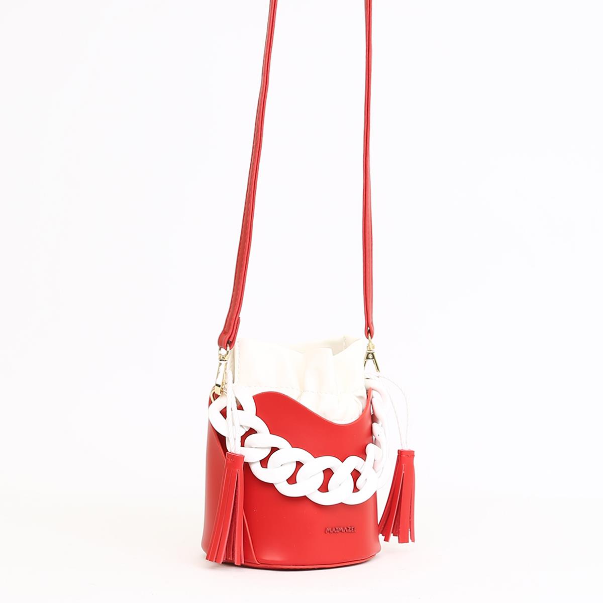 Matmazel Mila Kırmızı Kadın El ve Omuz Çantası