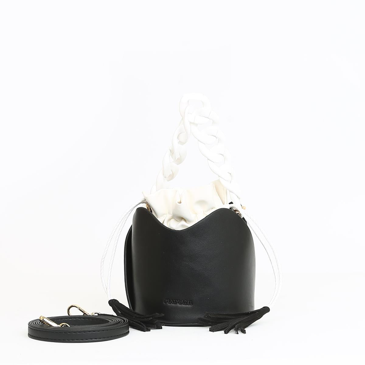 Matmazel Mila Siyah Kadın El ve Omuz Çantası Siyah