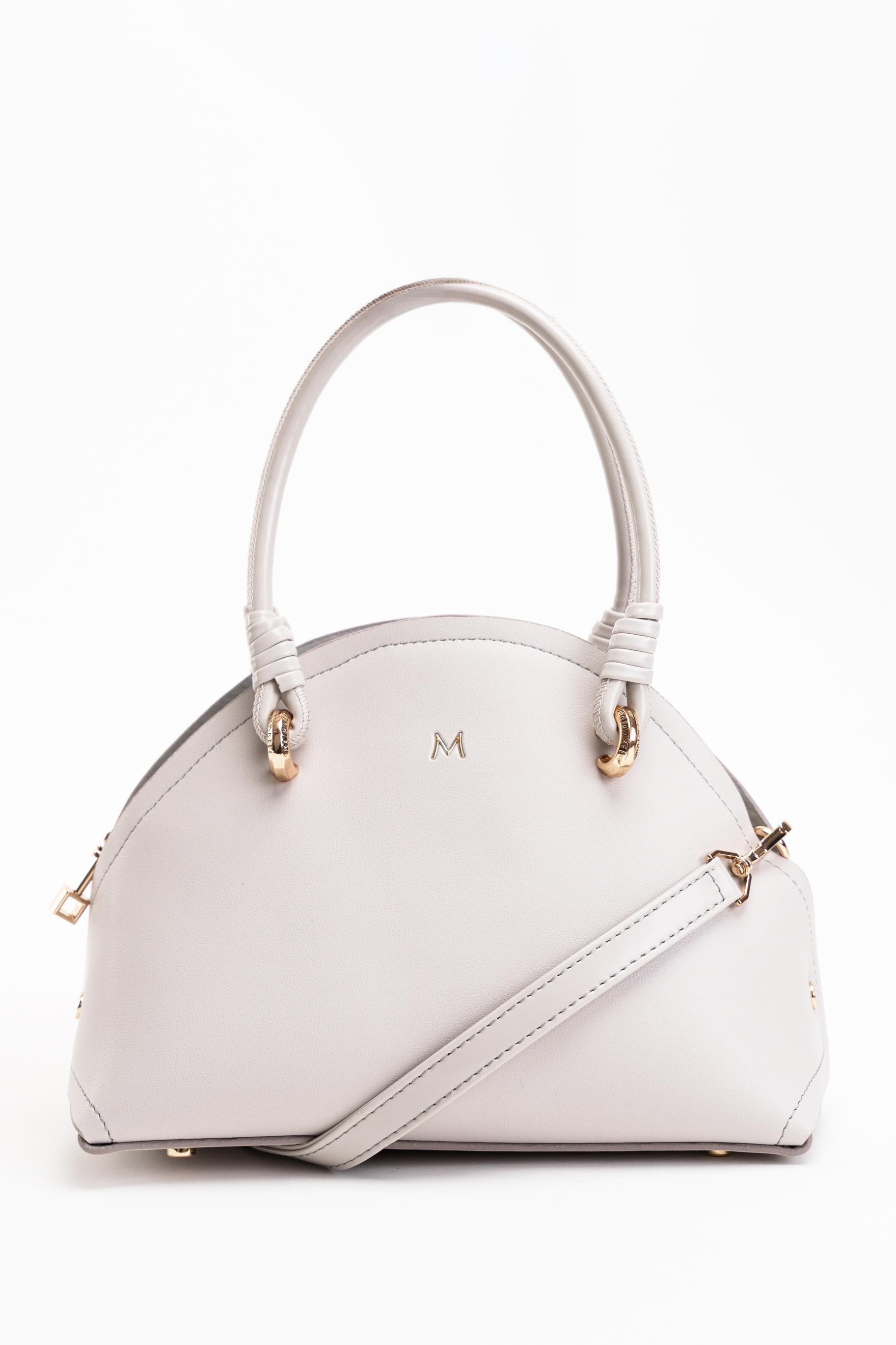 Matmazel Mini Taya Gri Kadın El ve Omuz Çantası