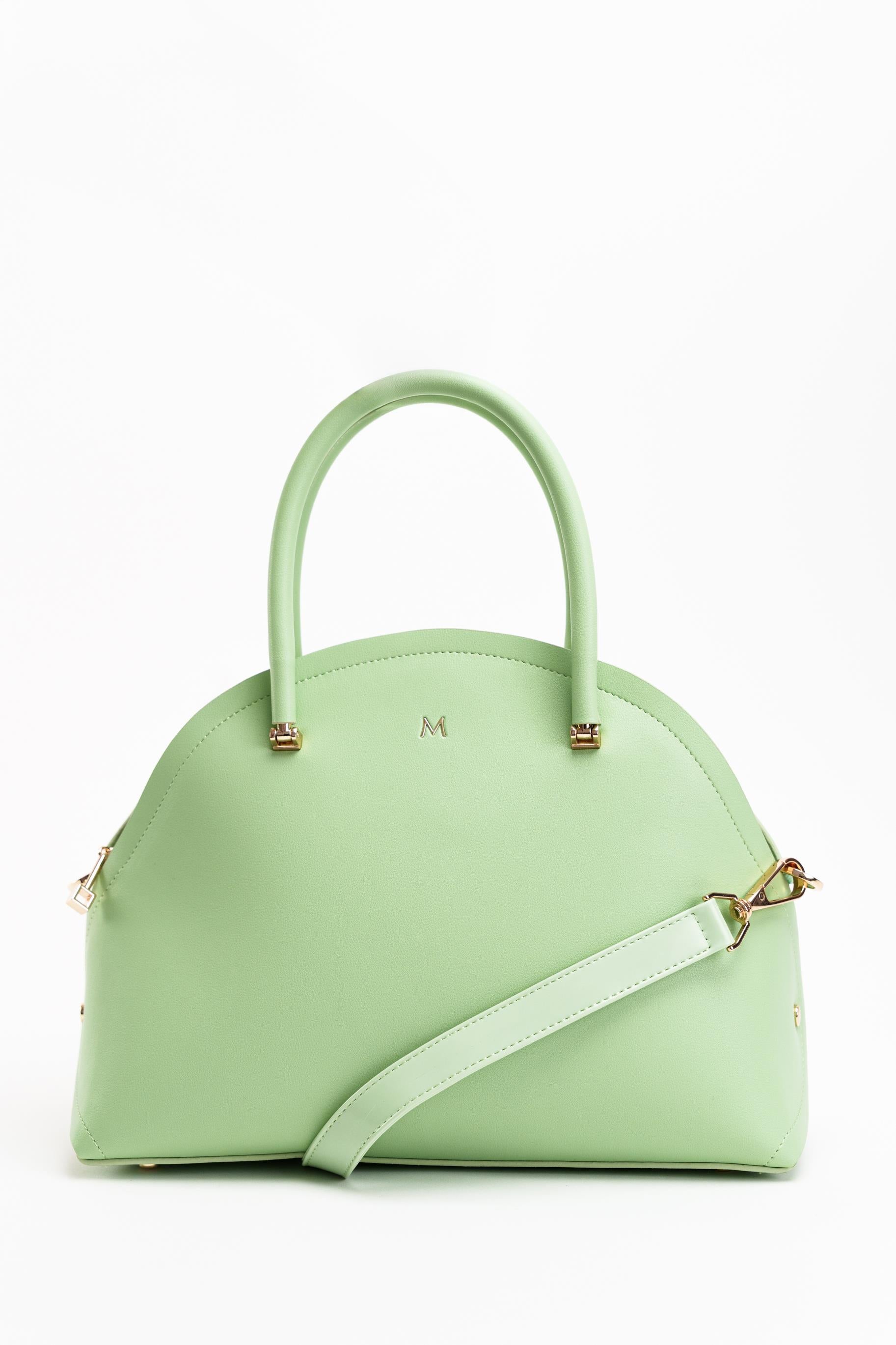 Matmazel Mini Taya Su Yeşili Kadın El ve Omuz Çantası