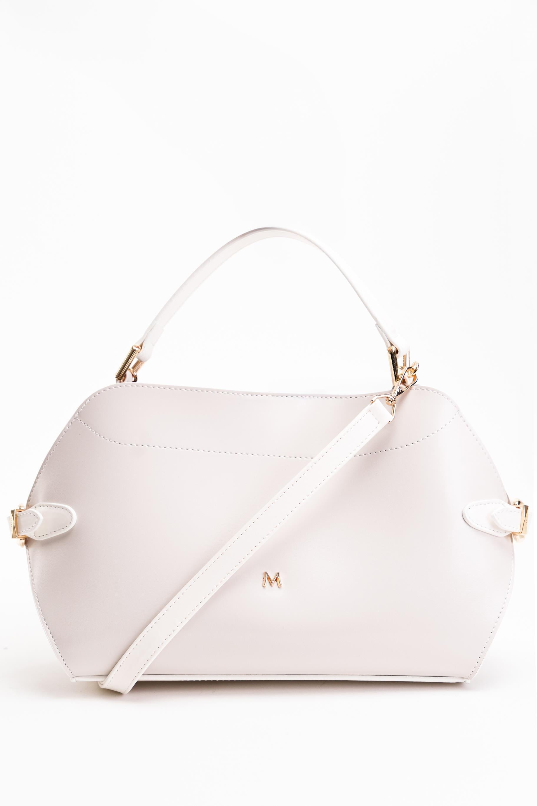 Matmazel Miranna Buz Beyazı Kadın El ve Omuz Çantası Buz Beyazı