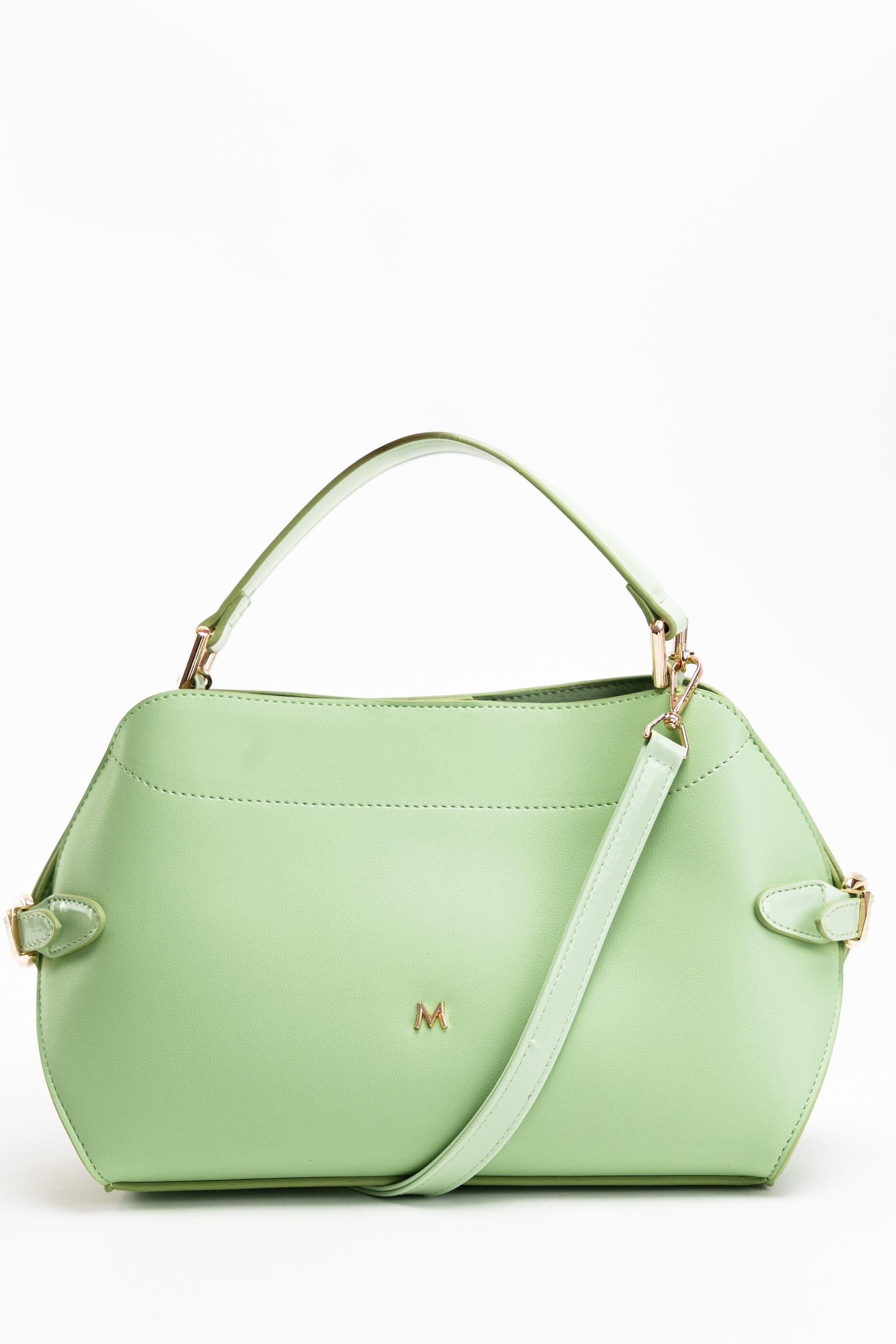 Matmazel Miranna Su Yeşili Kadın El ve Omuz Çantası