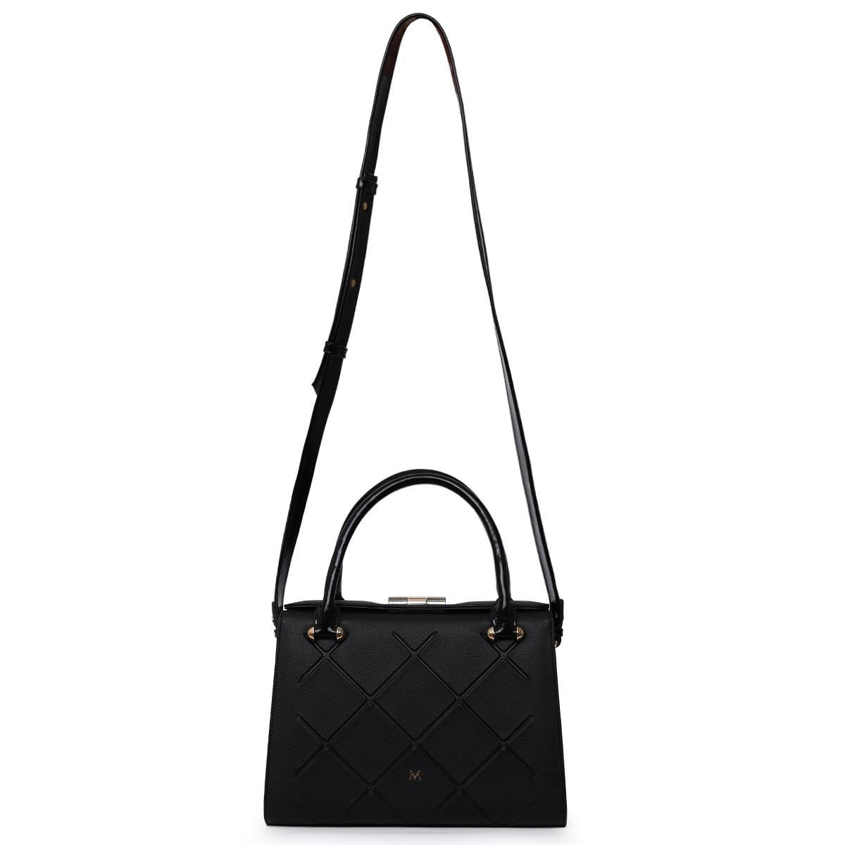 Matmazel Nastia Siyah Omuz Kadın Çantası