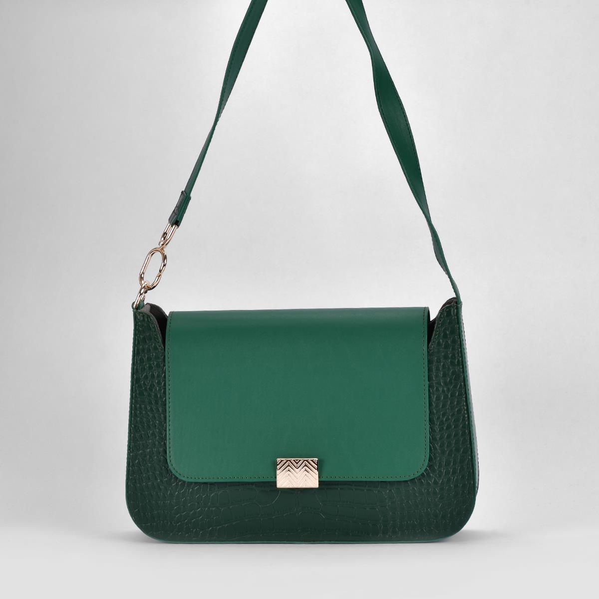 Matmazel Olena Yeşil Omuz Çantası