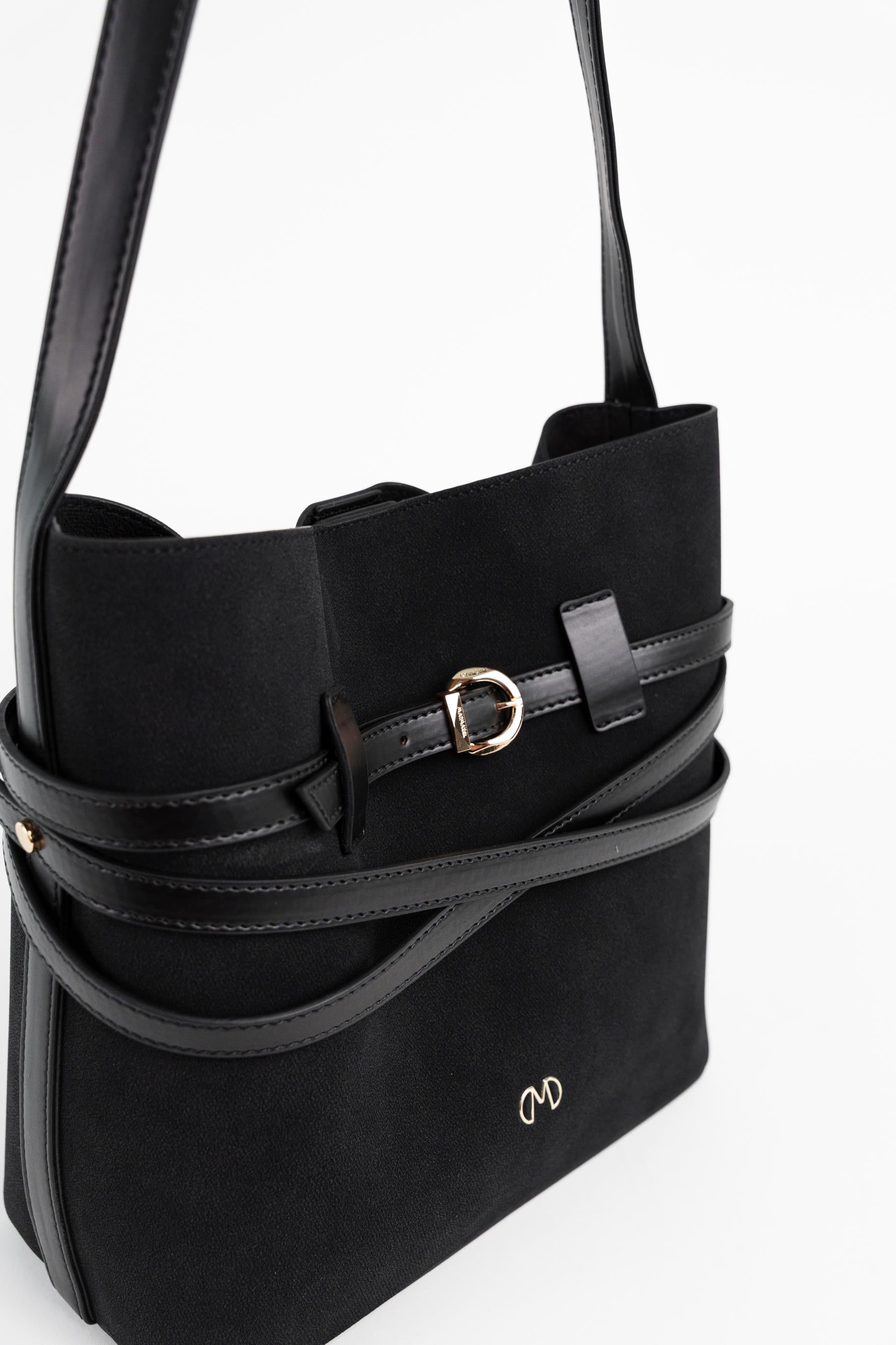 Matmazel Selena Siyah Kadın Omuz Çantası