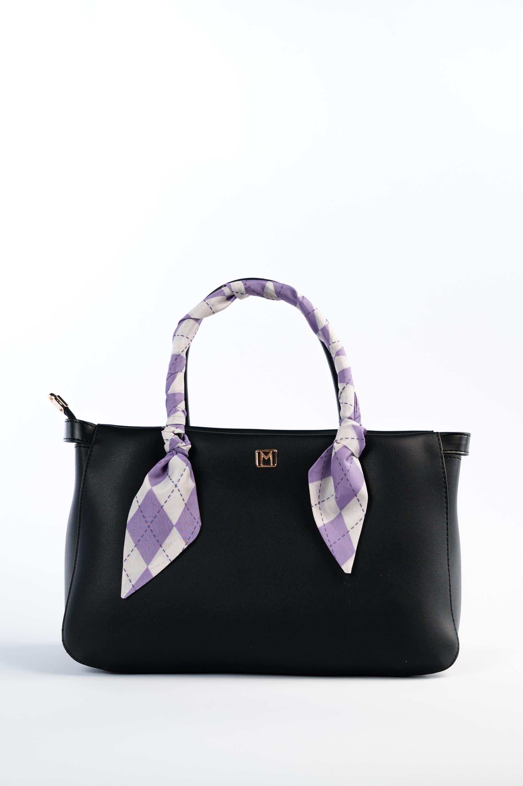 Matmazel Selisse Siyah Kadın El ve Omuz Çantası