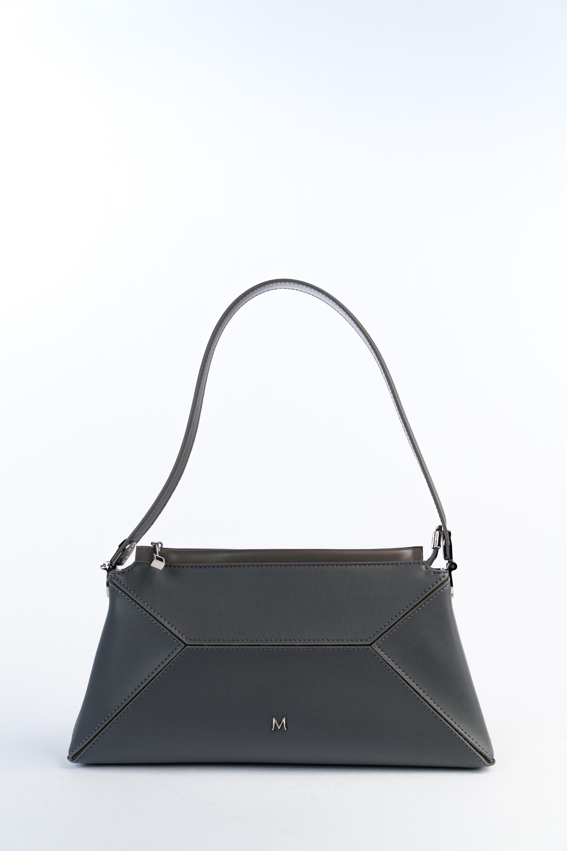 Matmazel Velora Gri Kadın El ve Omuz Çantası