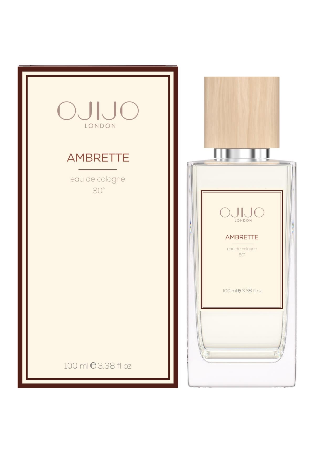 Ojijo London Ambrette Eau De Cologne 100 Ml.