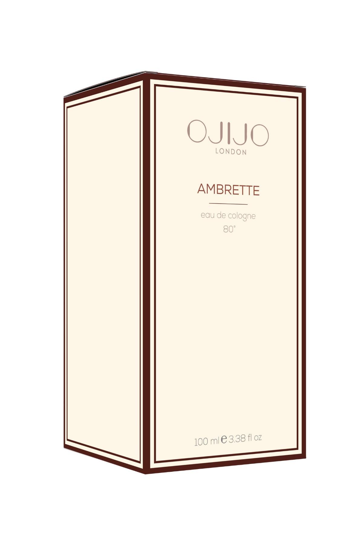 Ojijo London Ambrette Eau De Cologne 100 Ml.