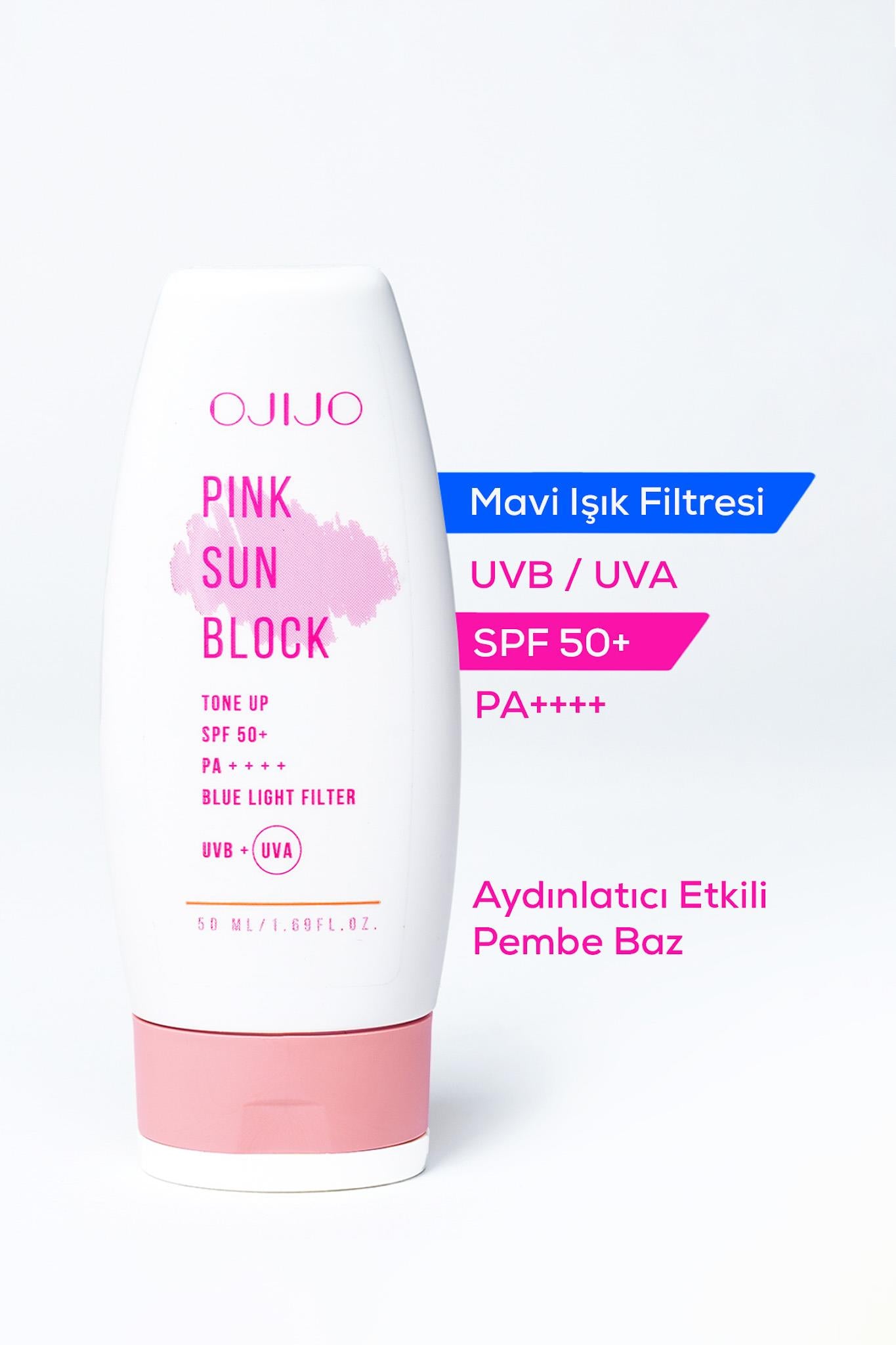 Ojijo Pembe Güneş Kremi SPF 50+ 50 Ml.